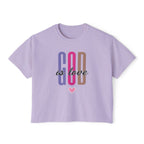 God is Love Women's Boxy Tee
