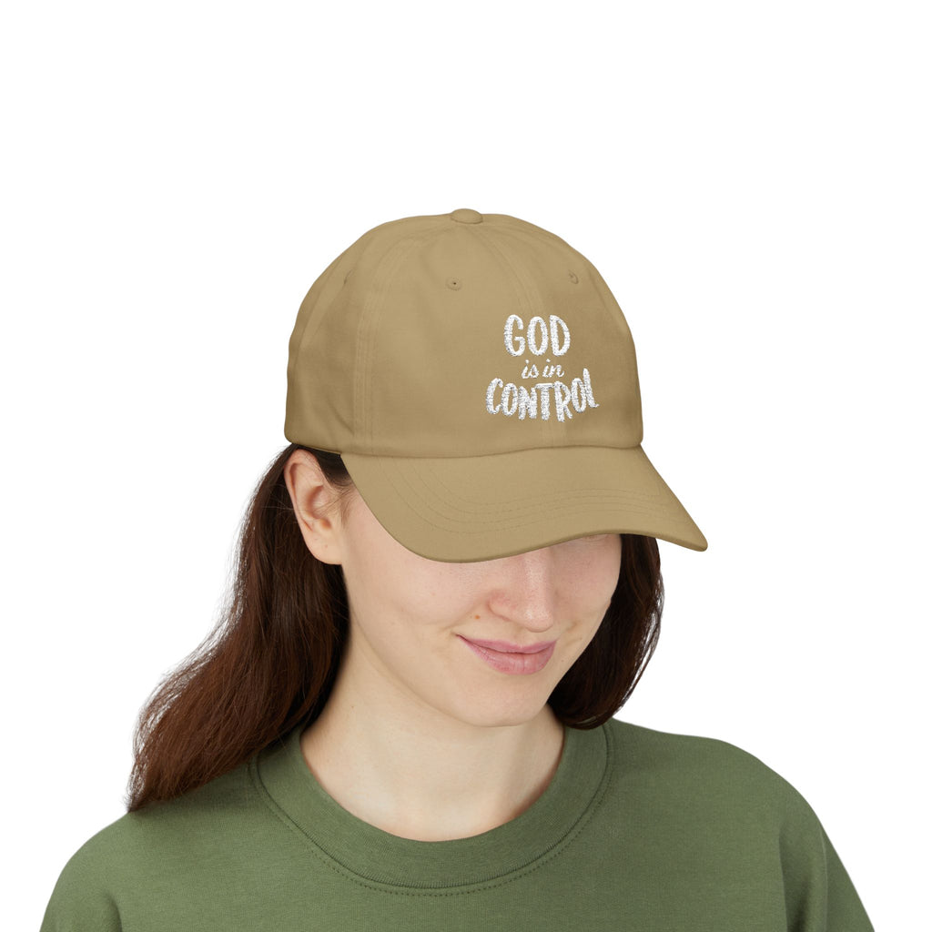 God Is In Control | Classic Dad Cap