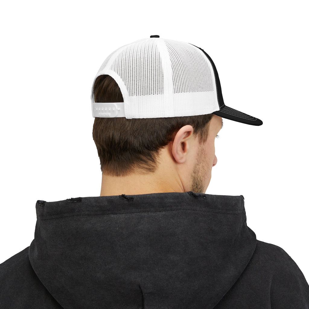 Con Dios | Embroidered Snapback Trucker Cap