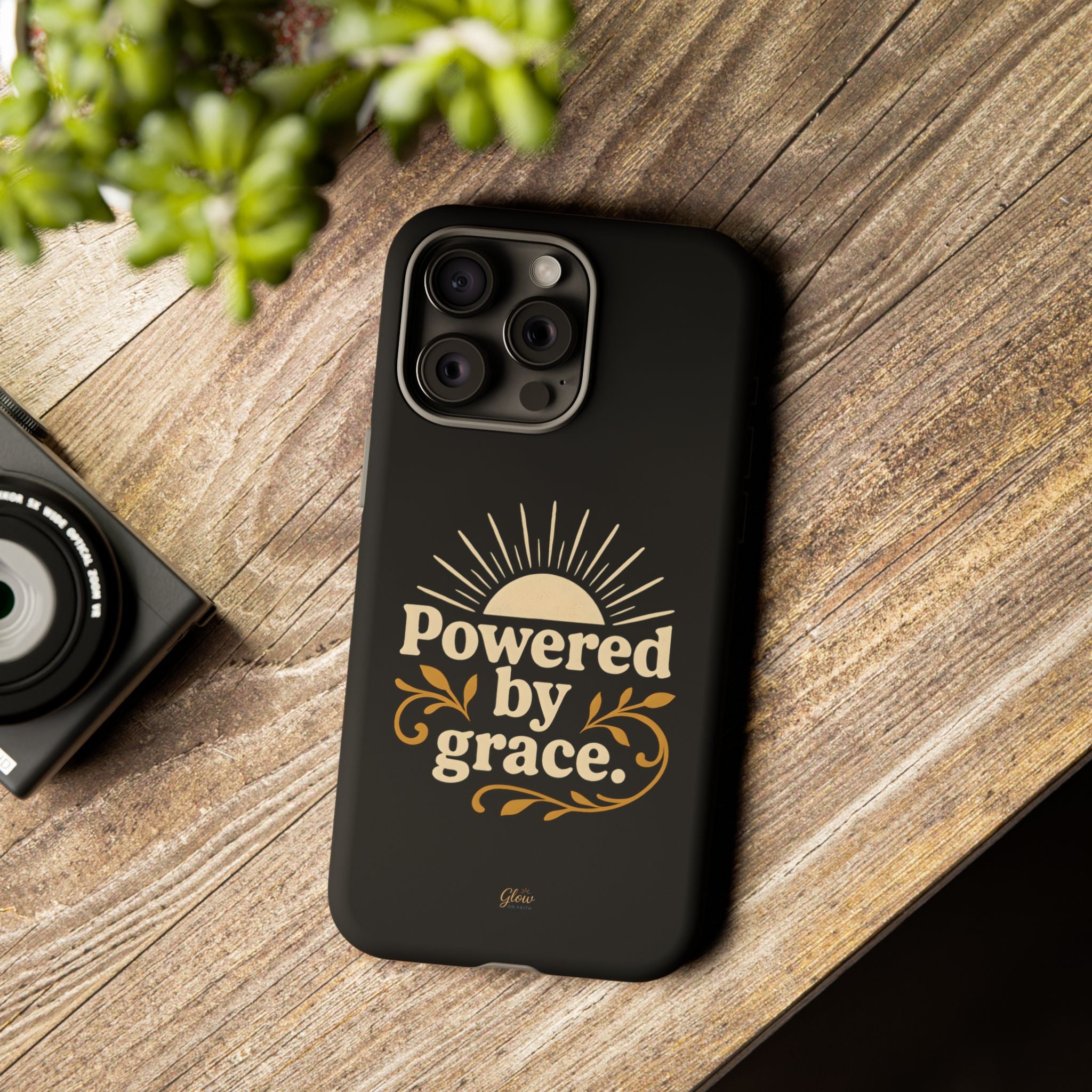 Powered by Grace | Phone Case