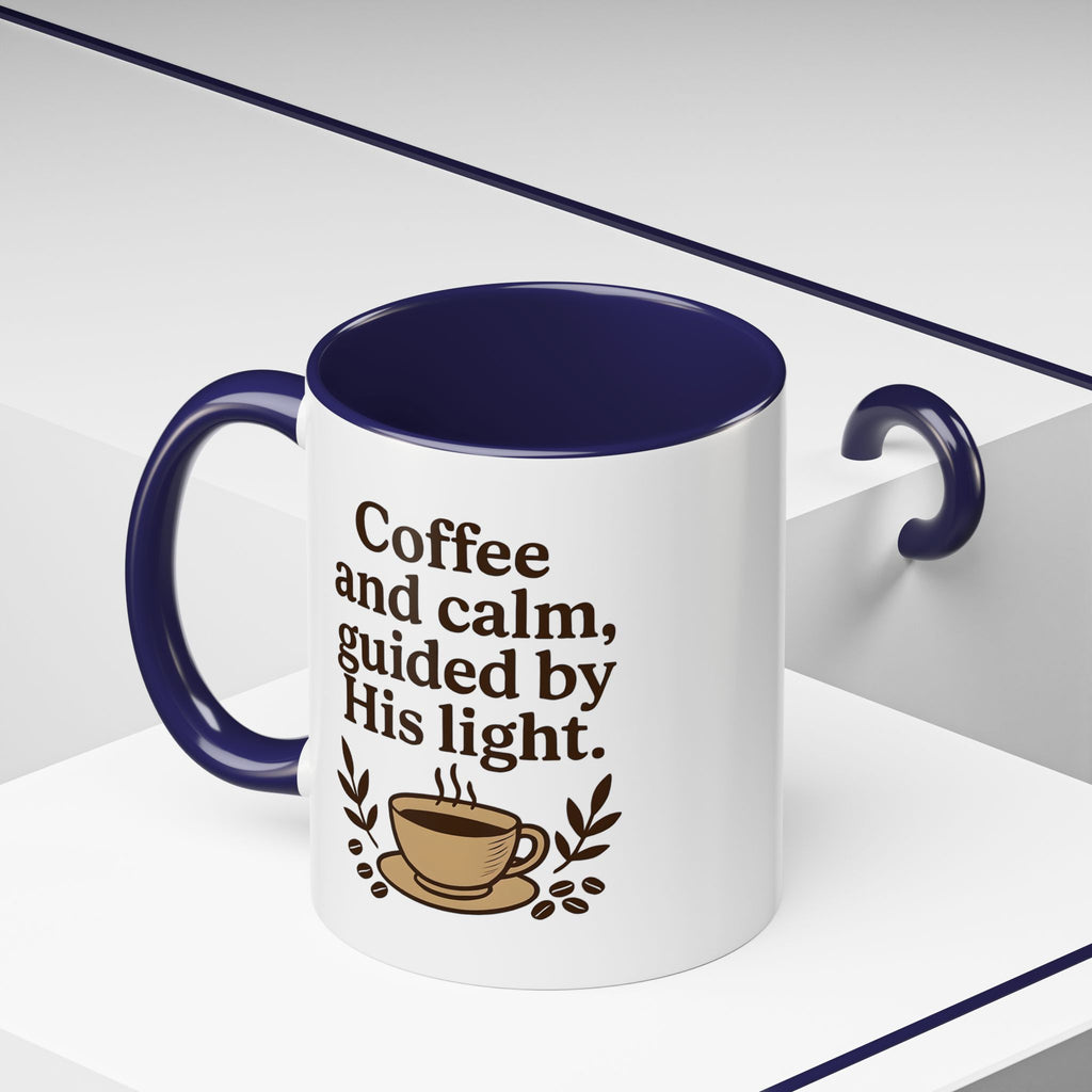 Coffee and calm, guided by His light. | Coffee Mug