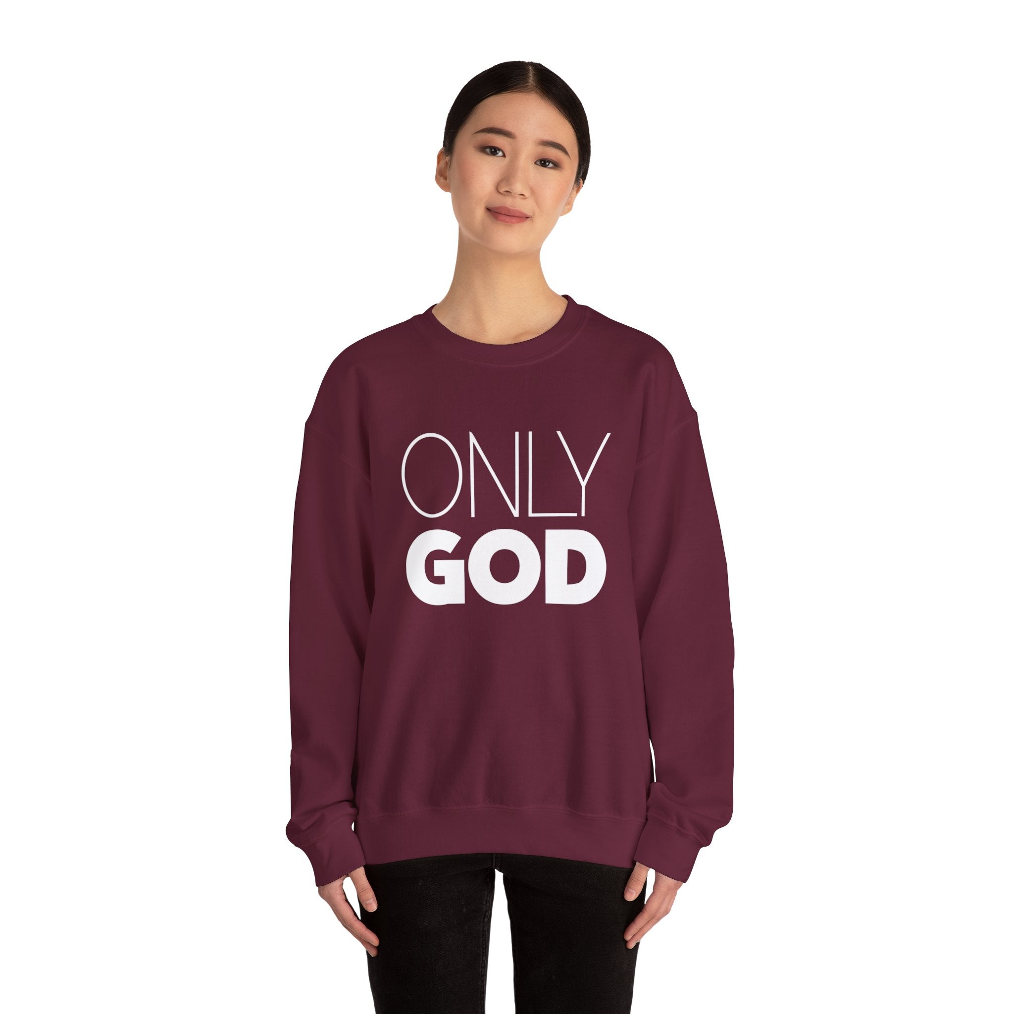 Only God | Unisex Heavy Blend™ Crewneck Sweatshirt