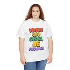 Where God Guides, He Provides | Unisex Cotton T-Shirt