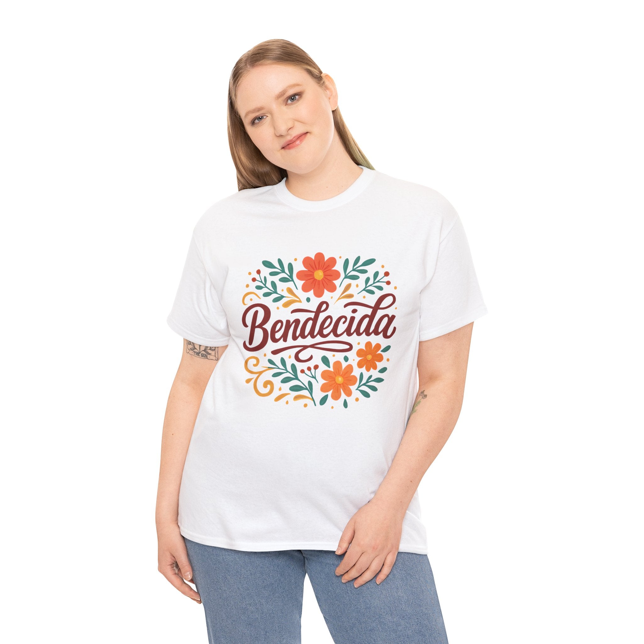 Bendecida (Blessed feminine) | Unisex Heavy Cotton Tee