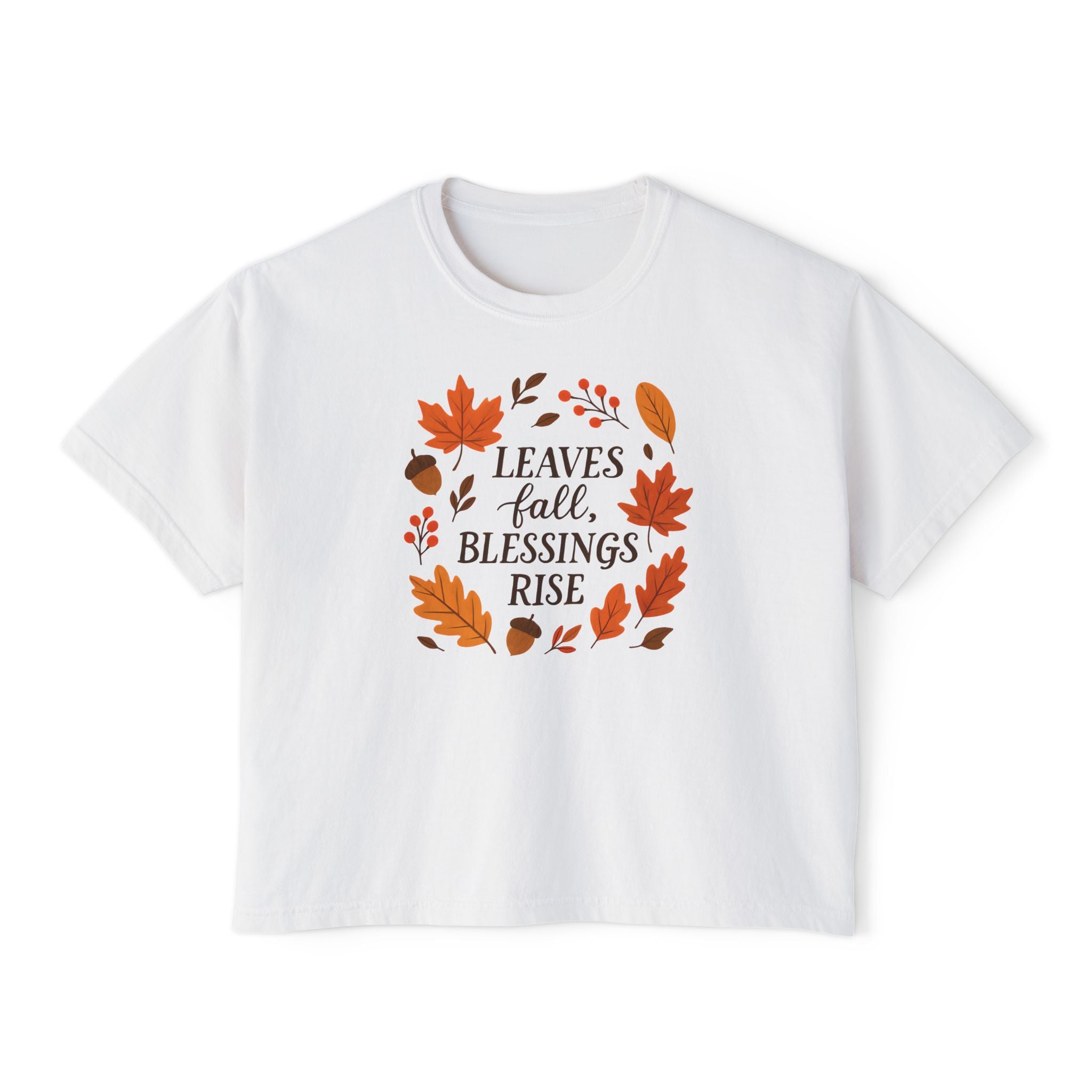 Fall Blessings | Women's Boxy Tee