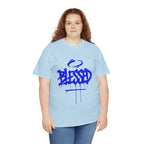 Blessed | Unisex Graffiti Style Heavy Cotton Tee