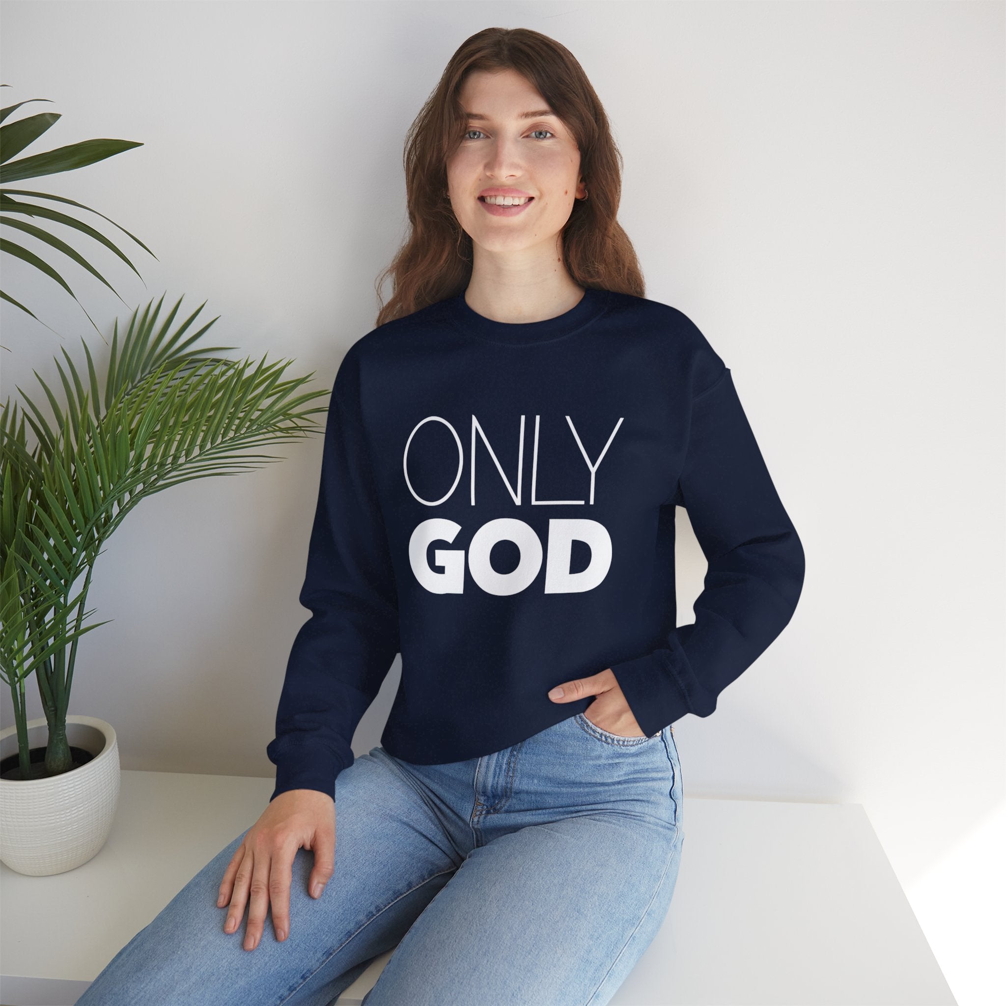 Only God | Unisex Heavy Blend™ Crewneck Sweatshirt