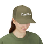 Con Dios | Embroidered Snapback Trucker Cap