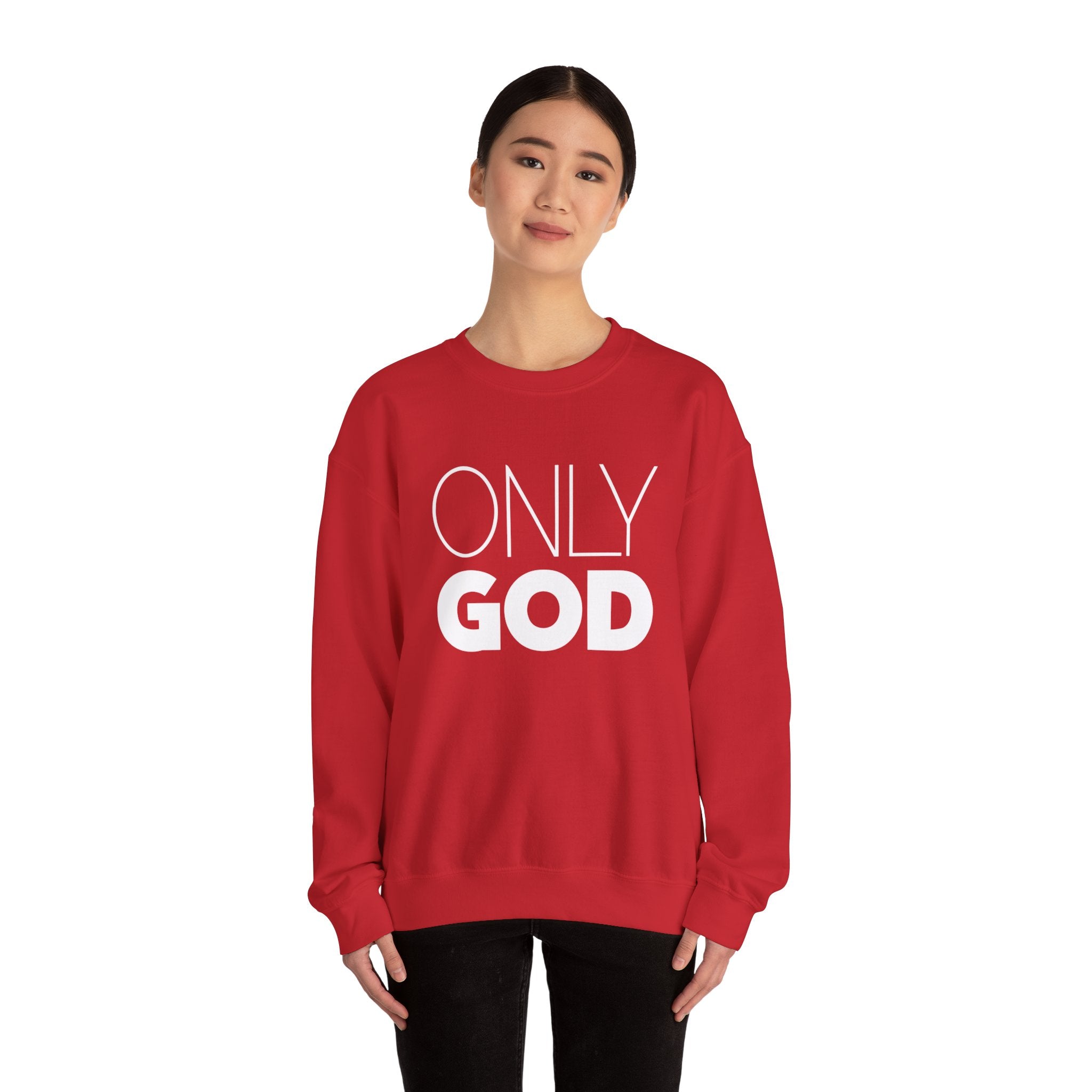Only God | Unisex Heavy Blend™ Crewneck Sweatshirt