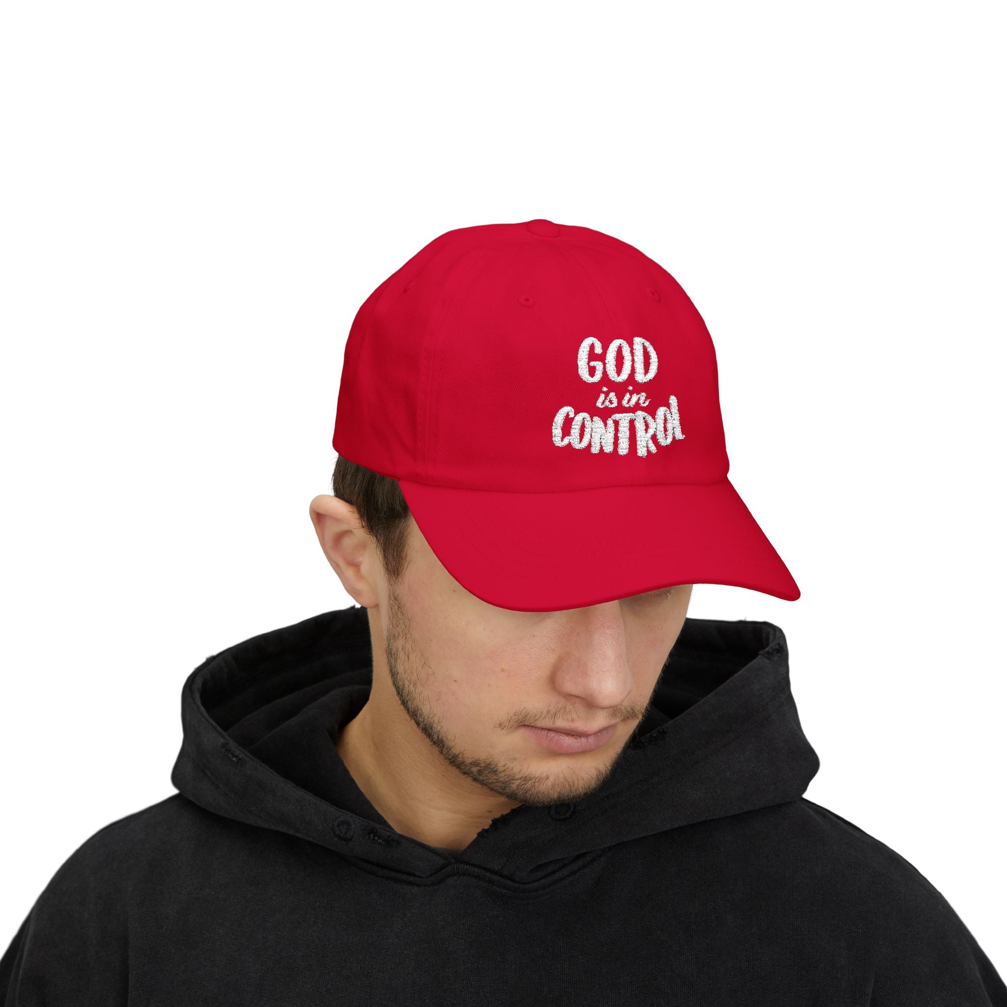 God Is In Control | Classic Dad Cap