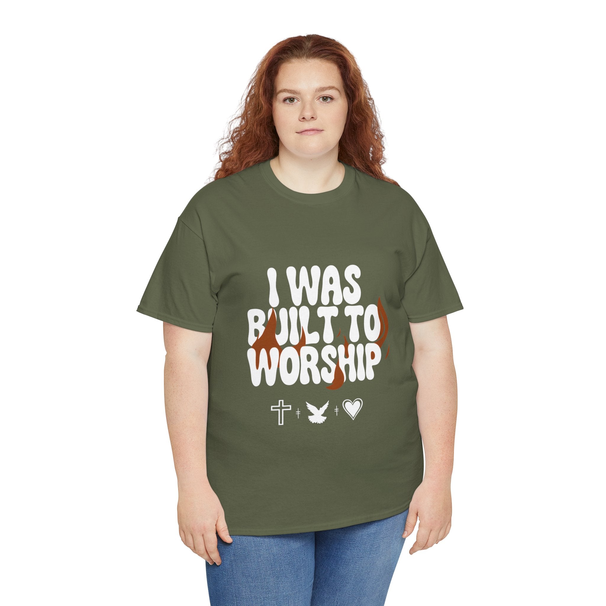 I was built to worship | Unisex Heavy Cotton Tee
