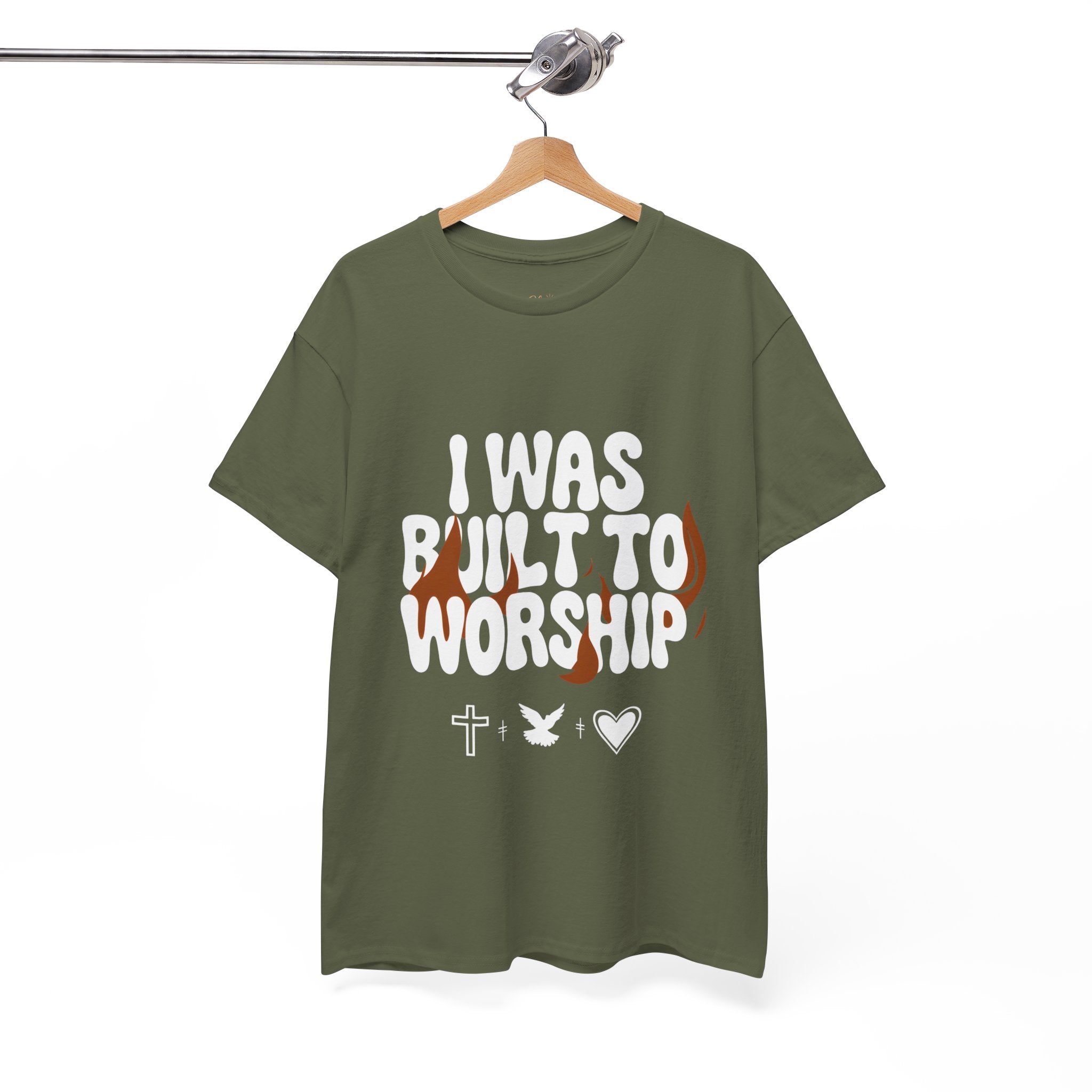 I was built to worship | Unisex Heavy Cotton Tee