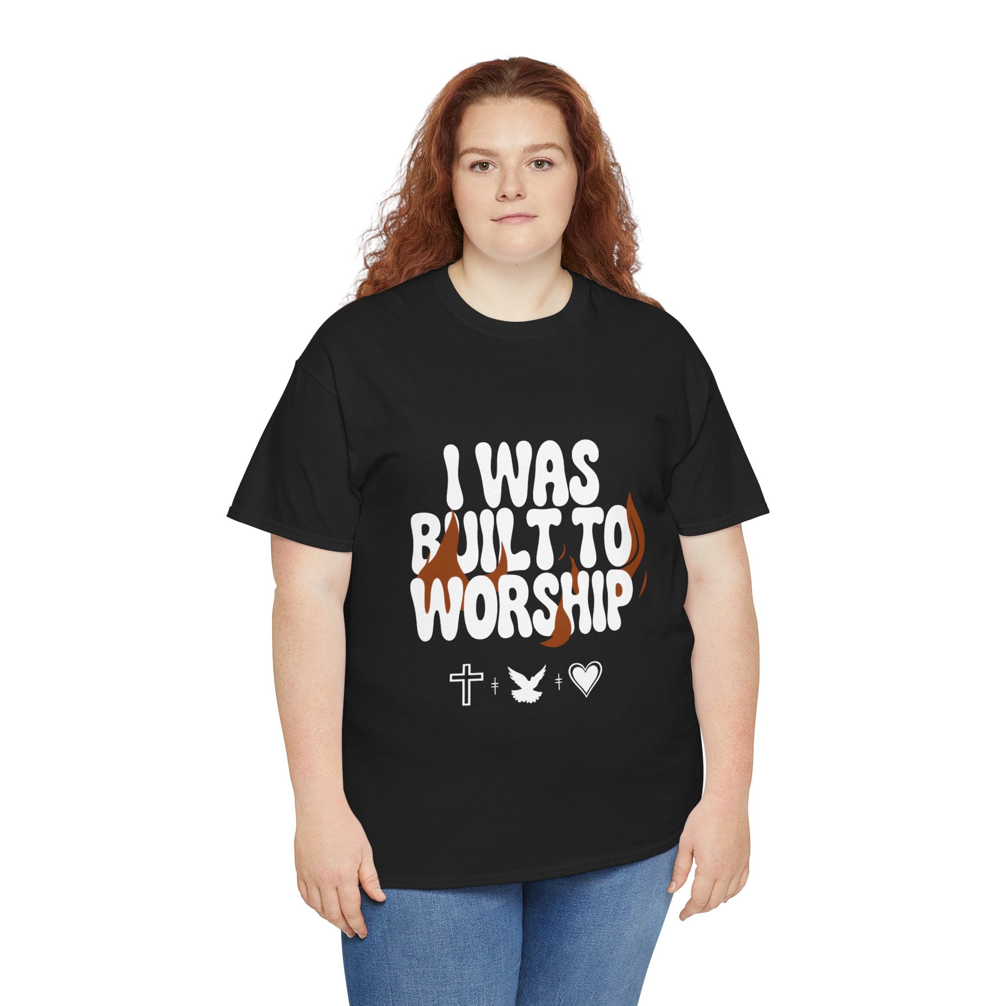 I was built to worship | Unisex Heavy Cotton Tee
