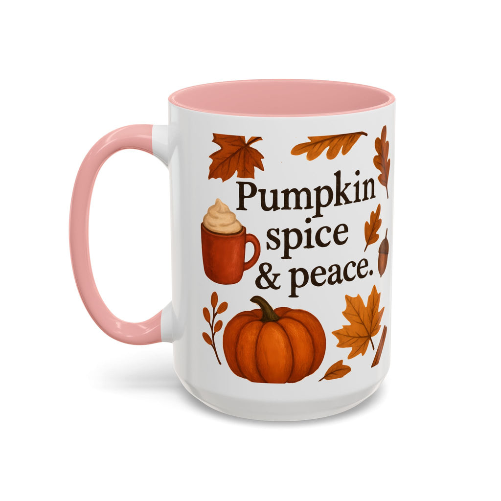 Pumpkin Spice & Peace | Autumn Coffee Mug