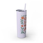 God’s love never fails. — 1 Corinthians 13:8 | Skinny Tumbler with Straw