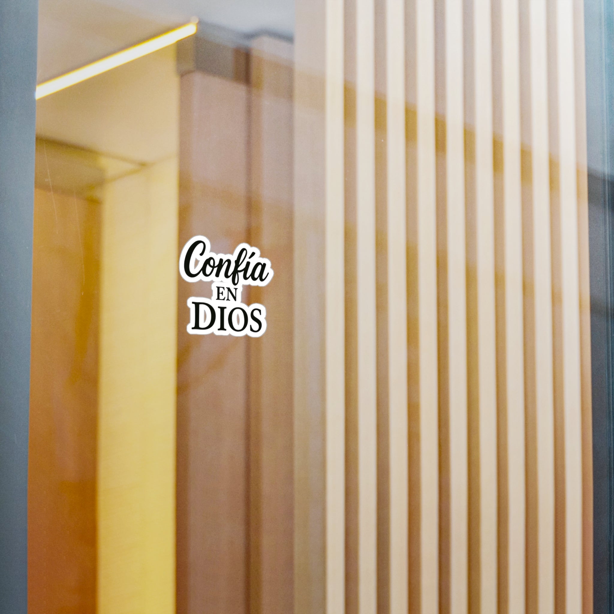Confía en Dios | Vinyl Sticker