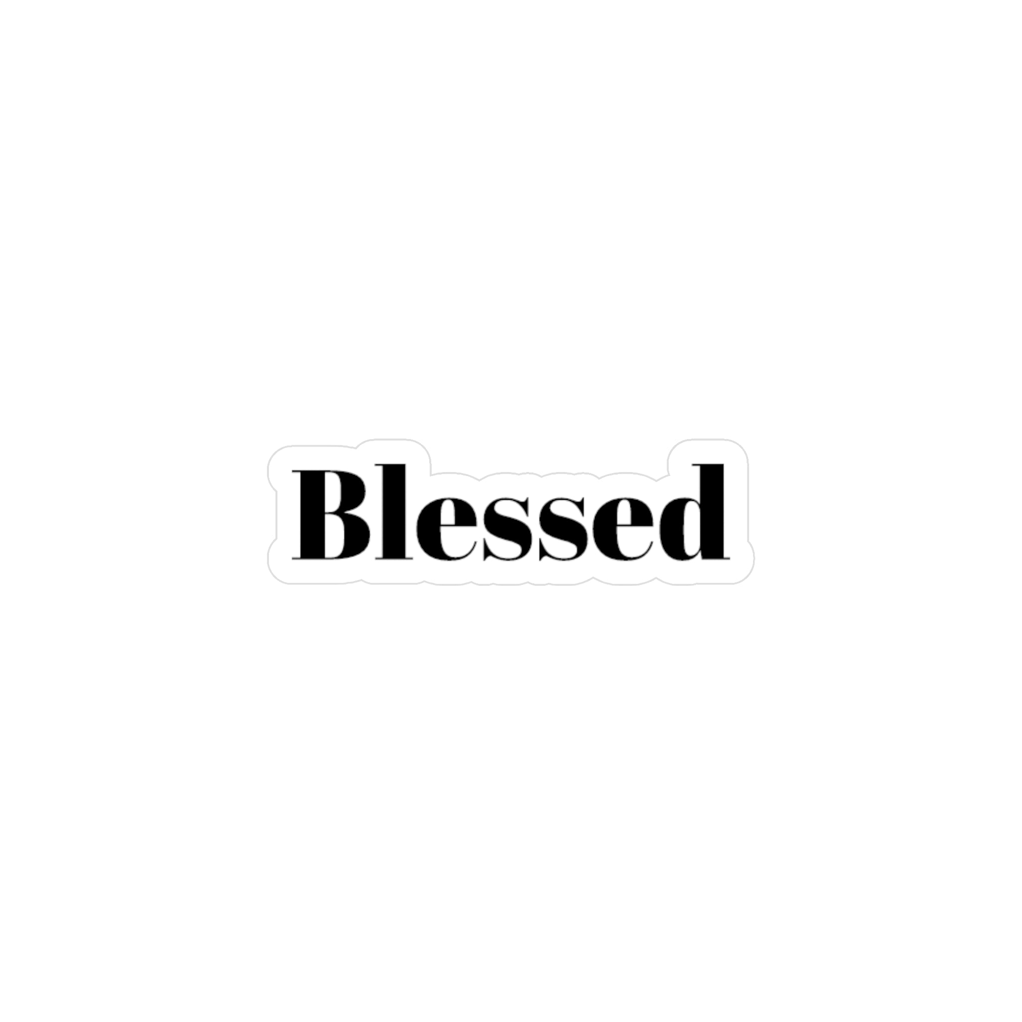 Blessed Kiss-Cut Vinyl Sticker