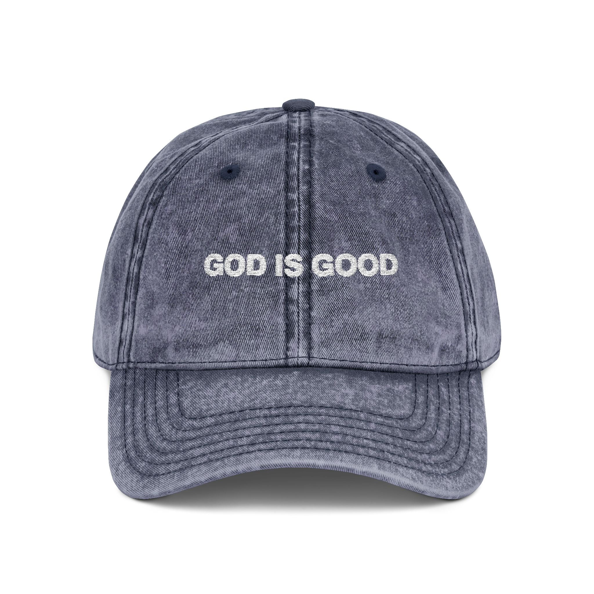 God is Good | Vintage Embroidered Hat