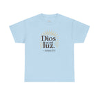 Dios es mi luz. — Salmos 27:1 | Unisex Cotton Tee