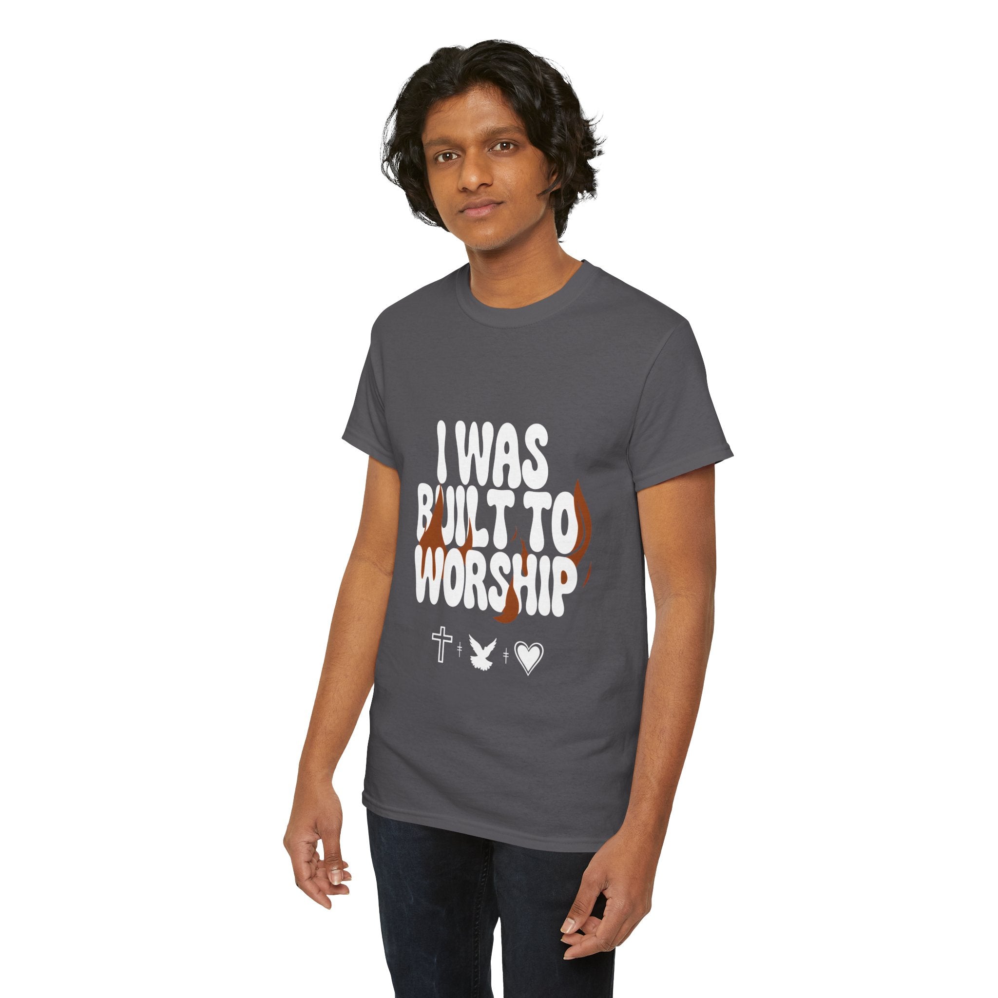 I was built to worship | Unisex Heavy Cotton Tee