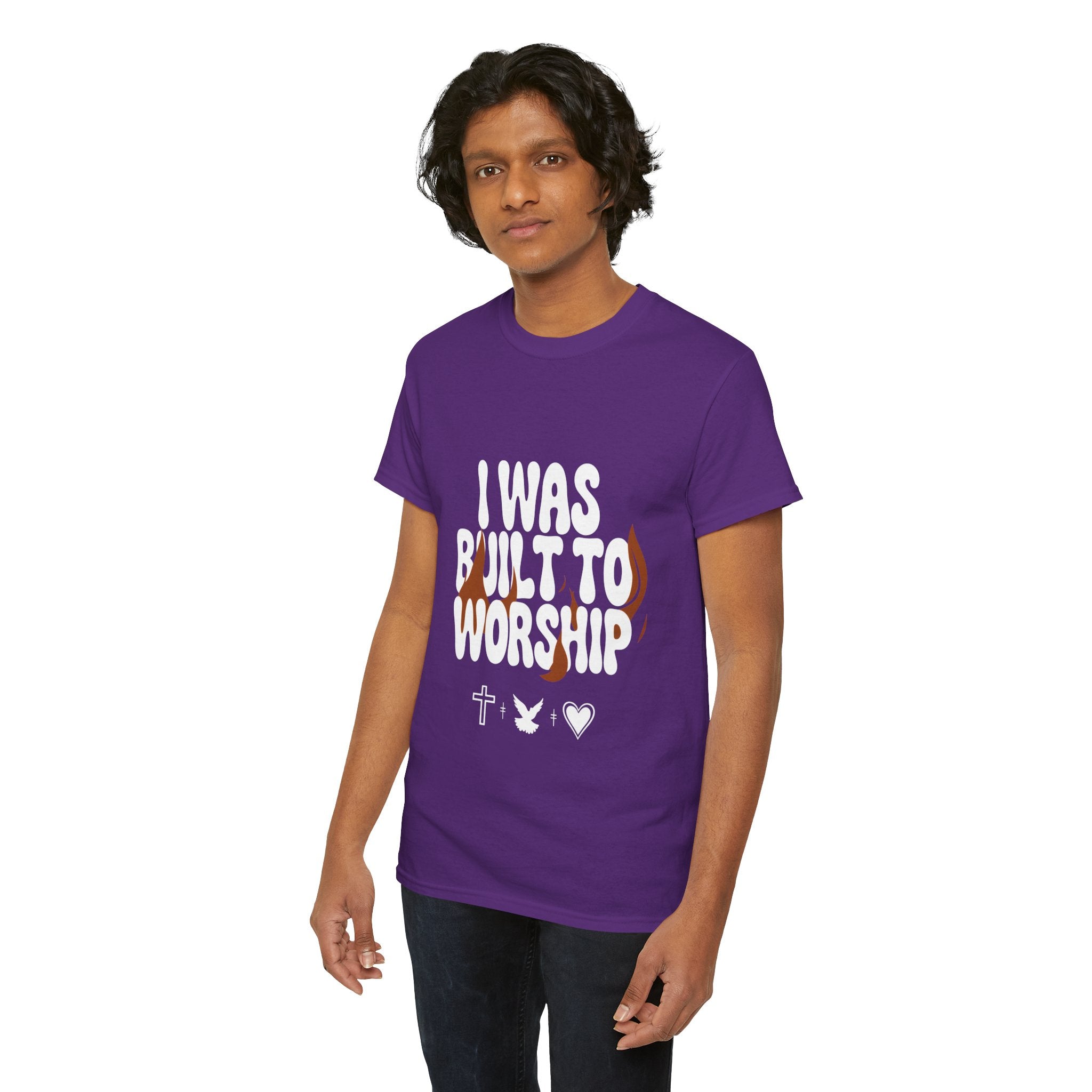 I was built to worship | Unisex Heavy Cotton Tee