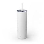 God’s love never fails. — 1 Corinthians 13:8 | Skinny Tumbler with Straw