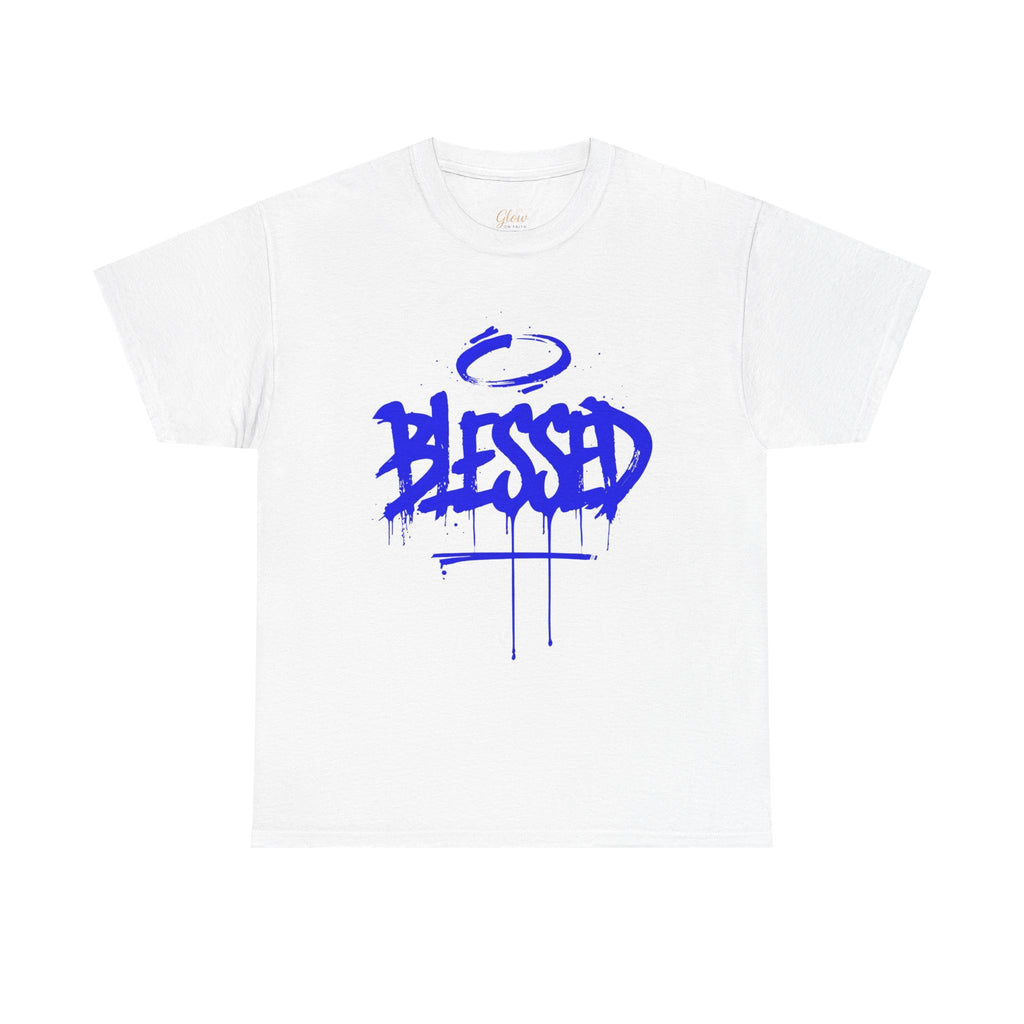 Blessed | Unisex Graffiti Style Heavy Cotton Tee
