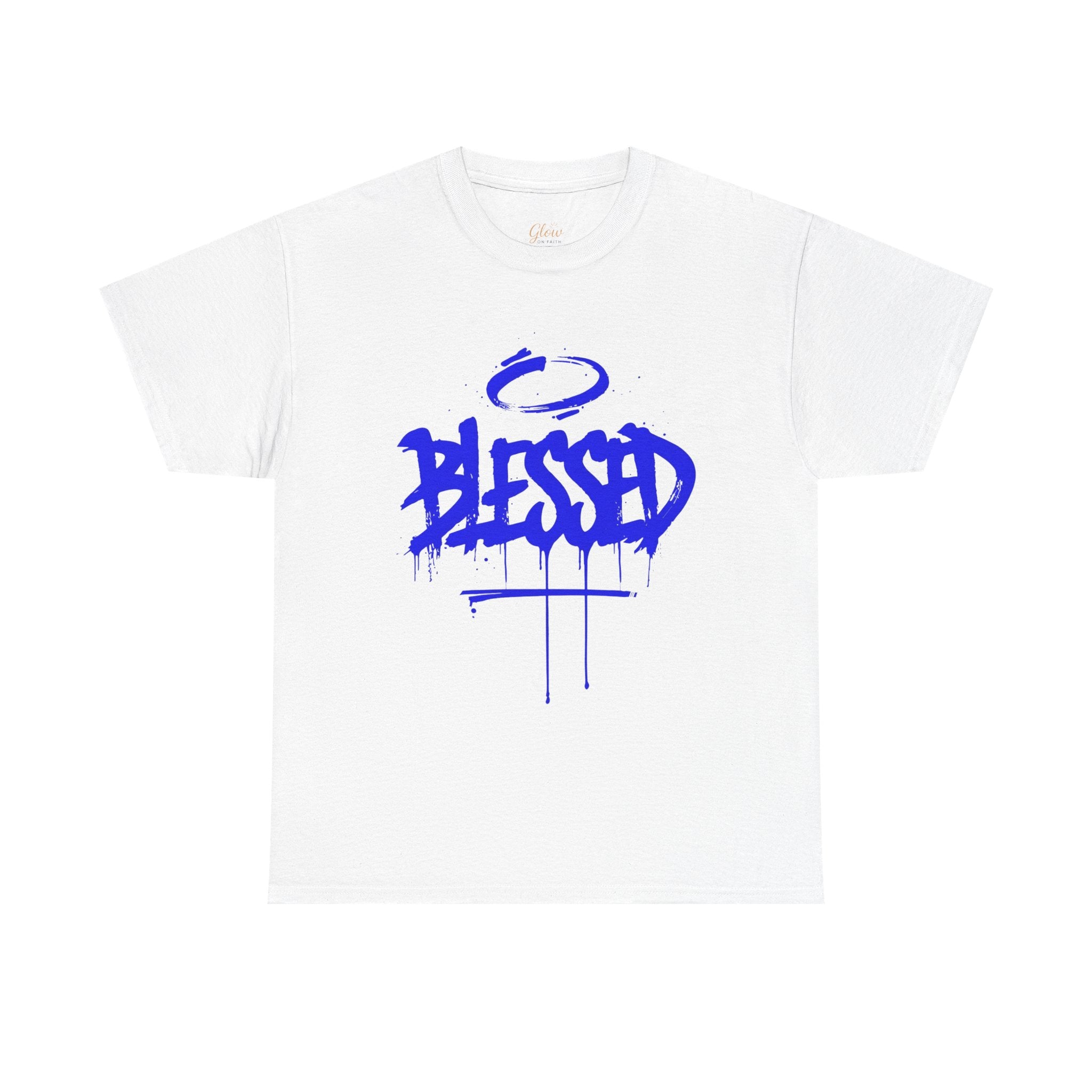 Blessed | Unisex Graffiti Style Heavy Cotton Tee