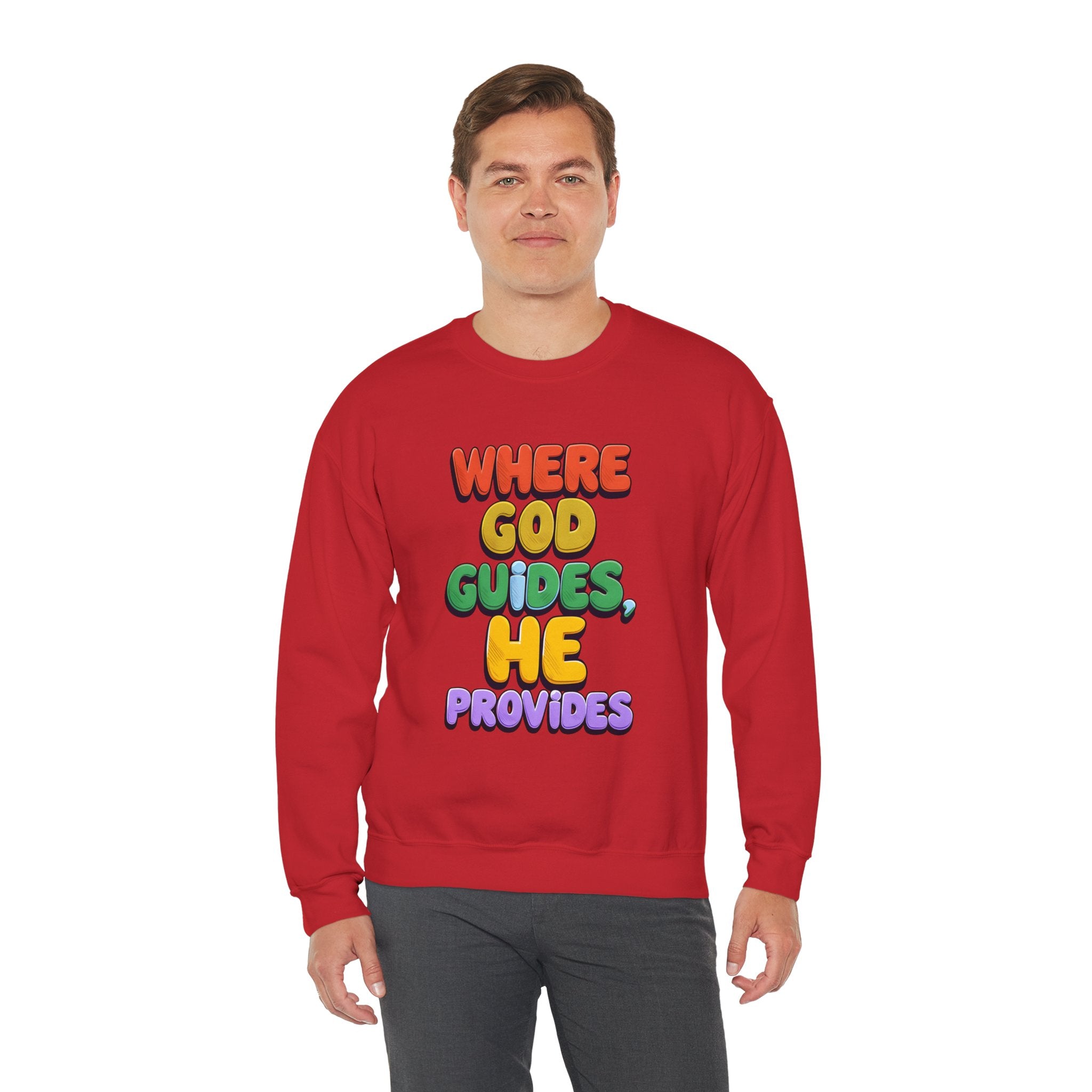 Where God Guides | Unisex Crewneck Sweatshirt