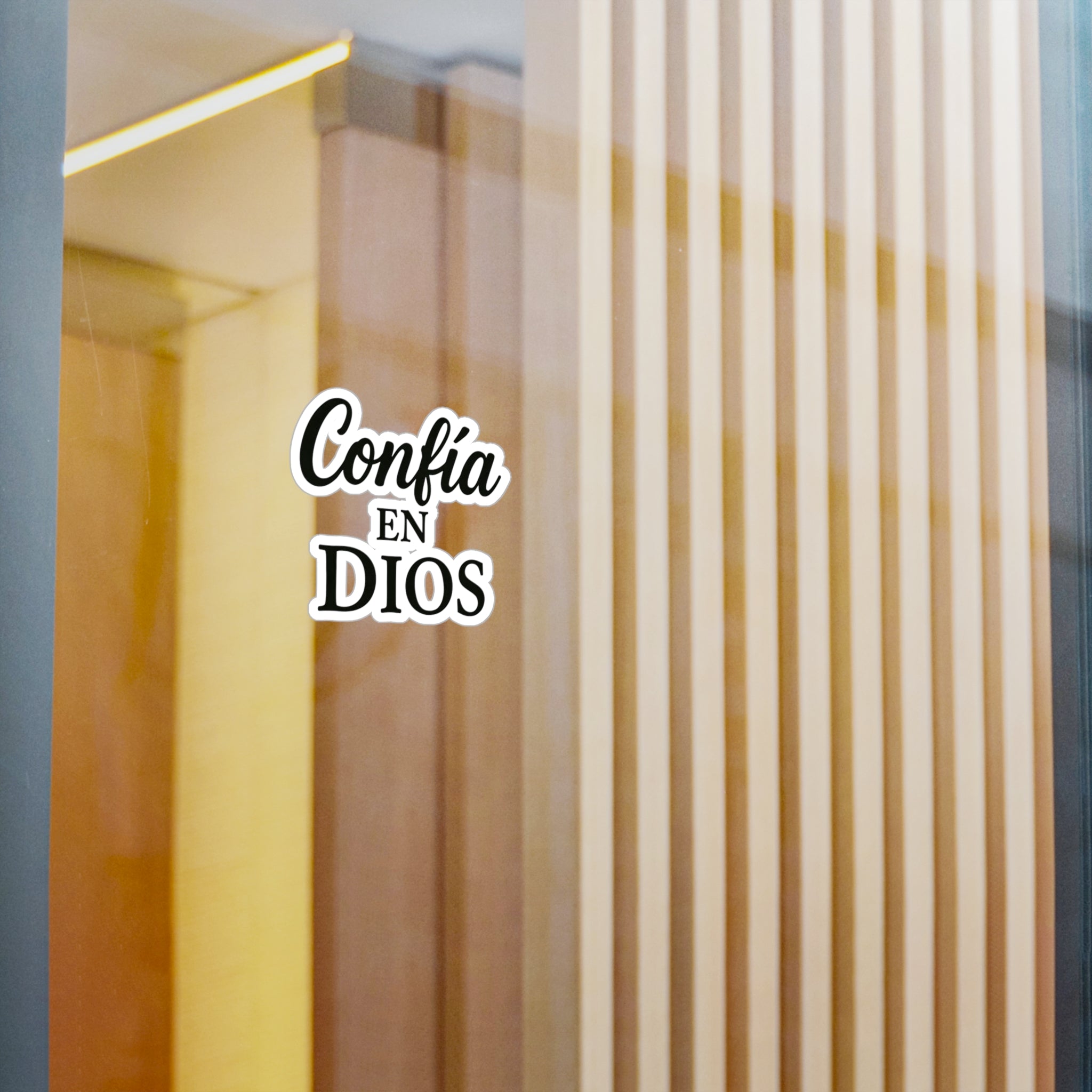 Confía en Dios | Vinyl Sticker
