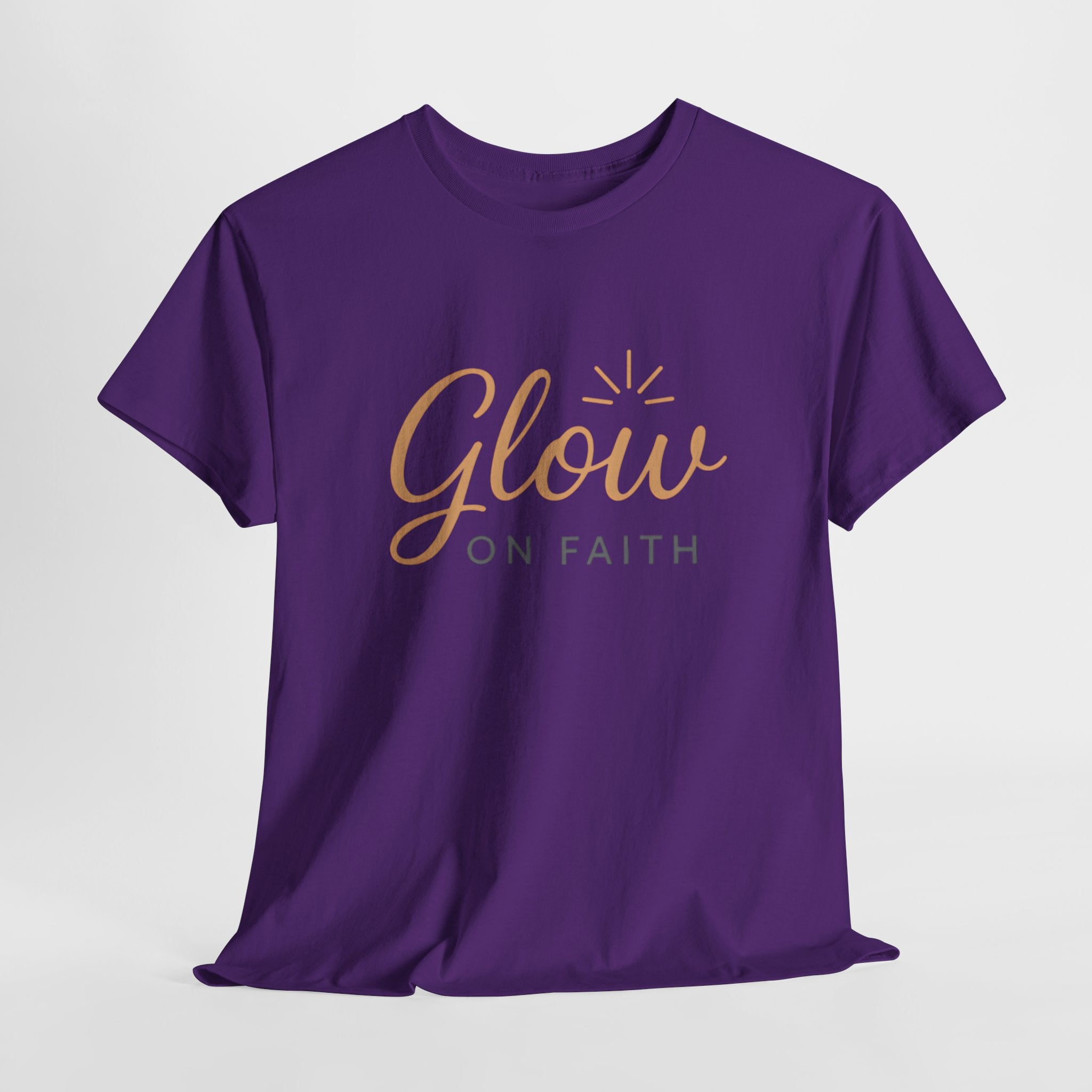 Glow on Faith | Unisex Heavy Cotton Tee