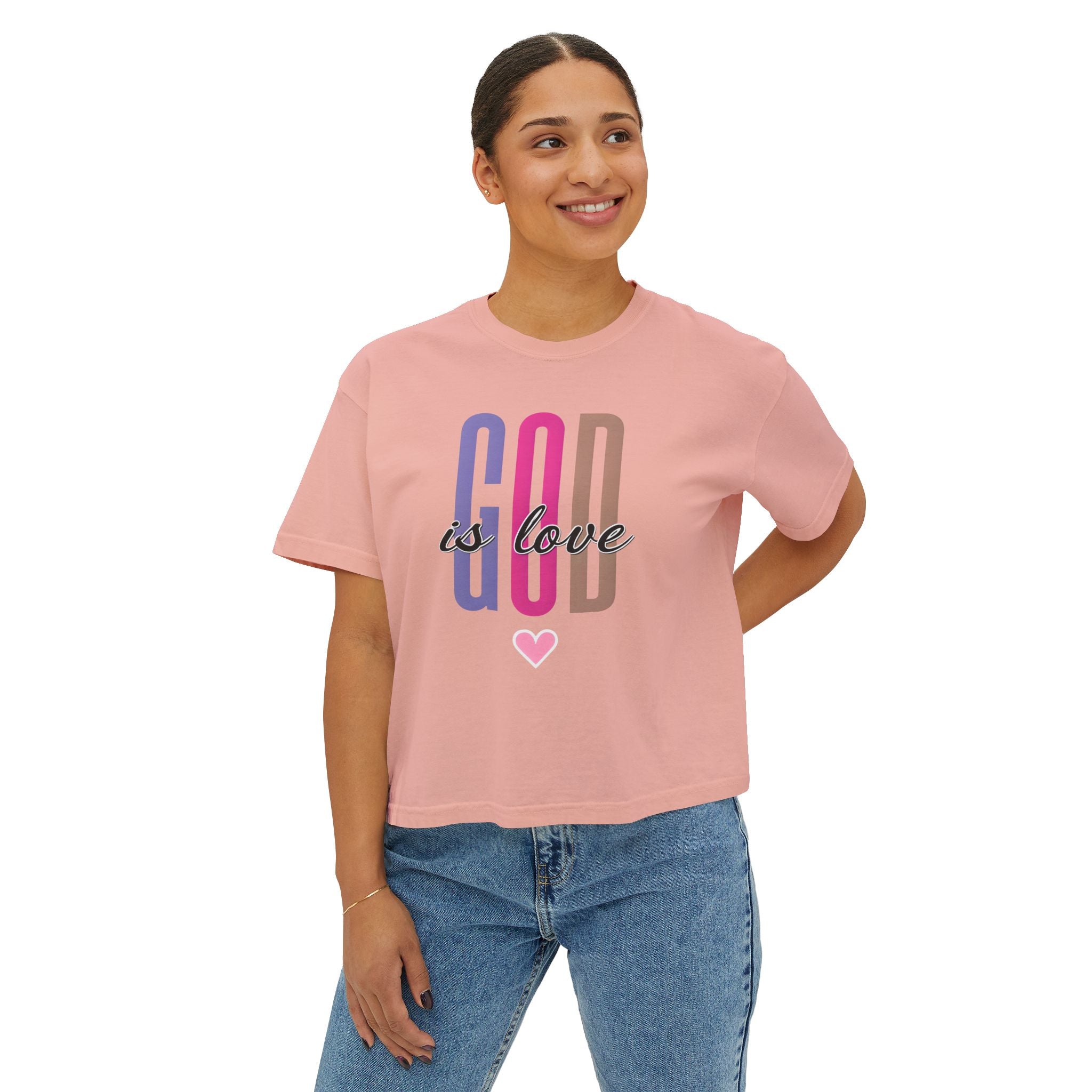 God is Love | Women's Boxy Tee