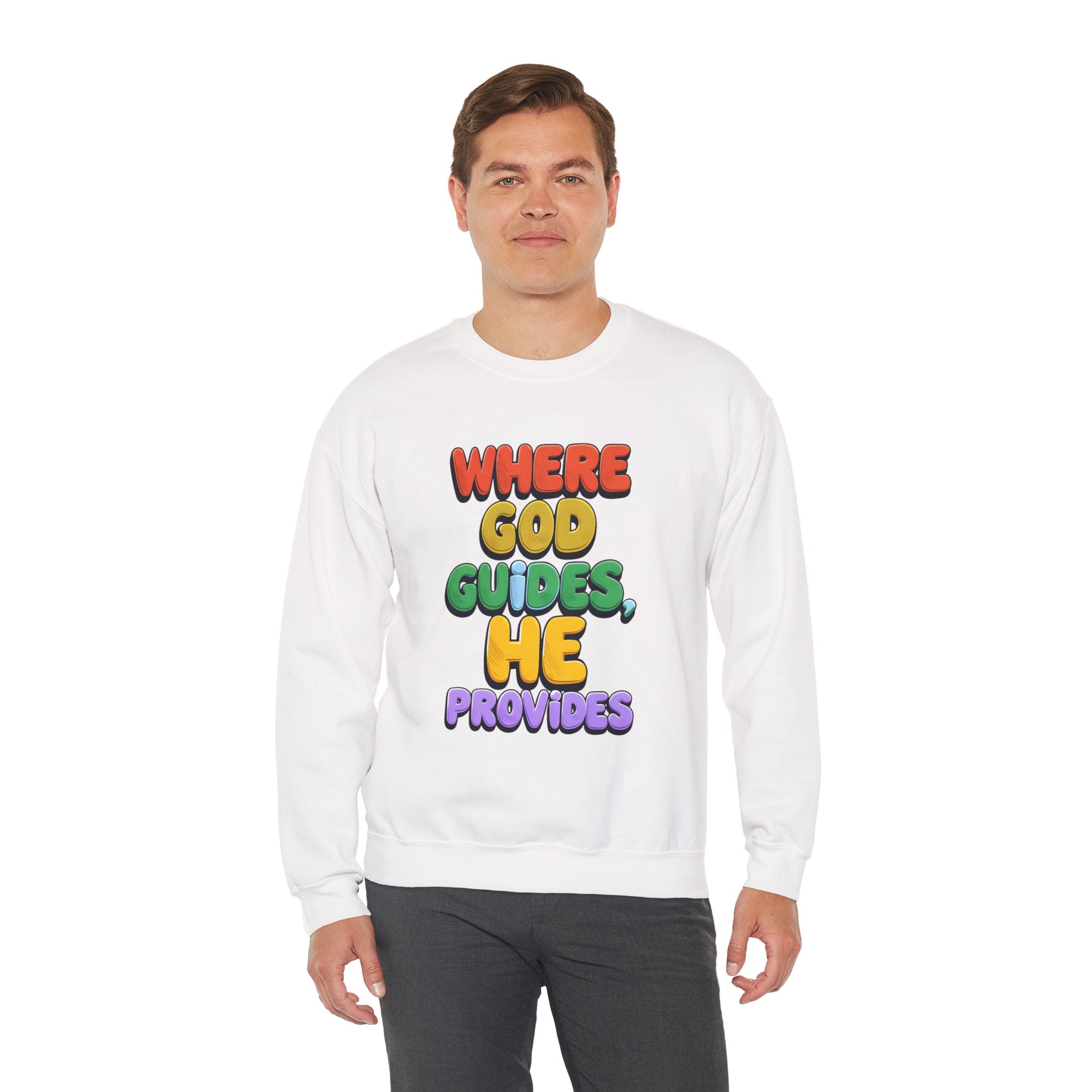Where God Guides | Unisex Crewneck Sweatshirt