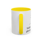 Walking in His path, glowing from within. |Coffee Mug