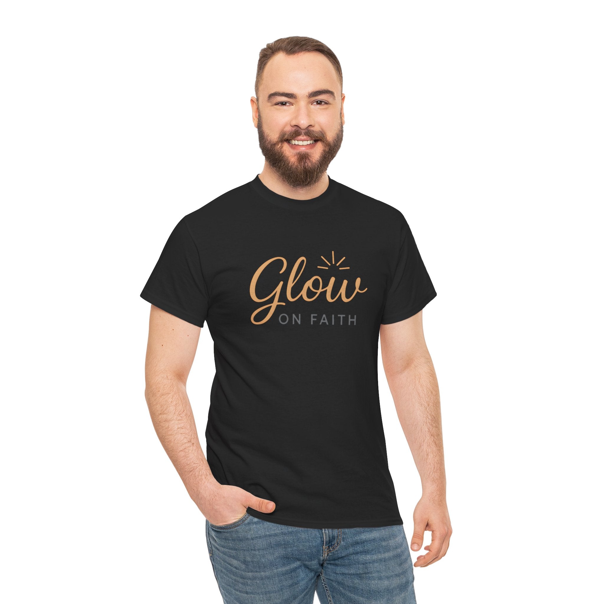 Glow on Faith | Unisex Heavy Cotton Tee