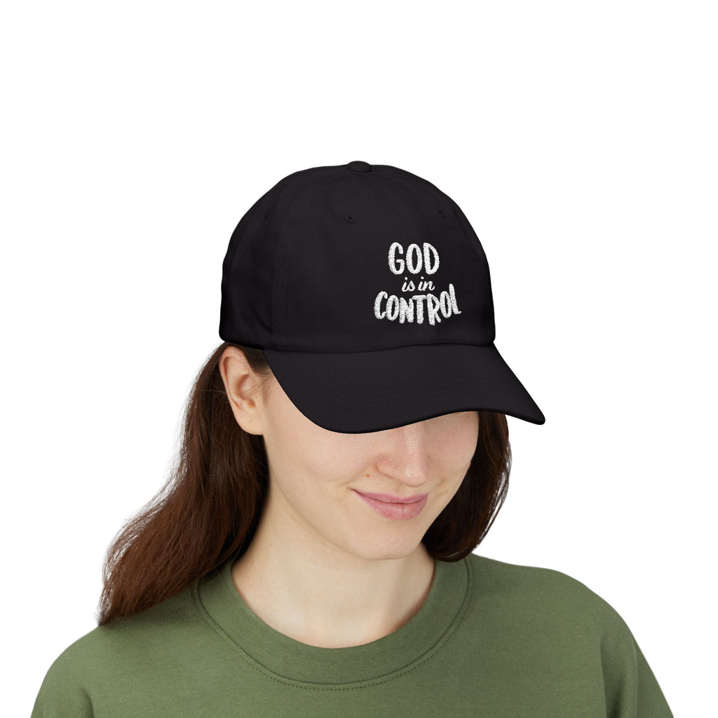God Is In Control | Classic Dad Cap