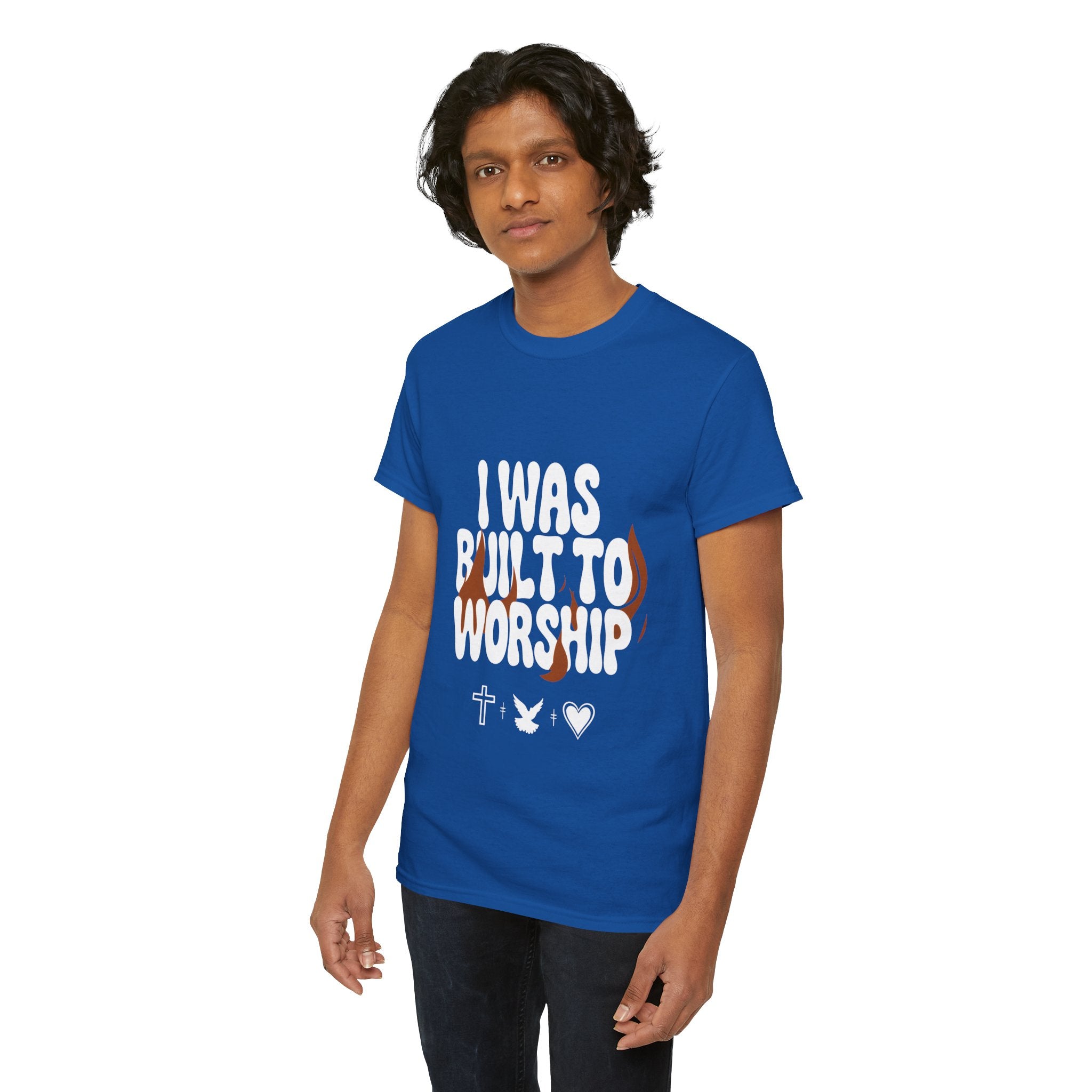 I was built to worship | Unisex Heavy Cotton Tee