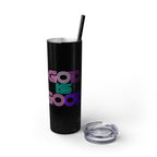 God is Good | Skinny Tumbler with Straw, 20oz