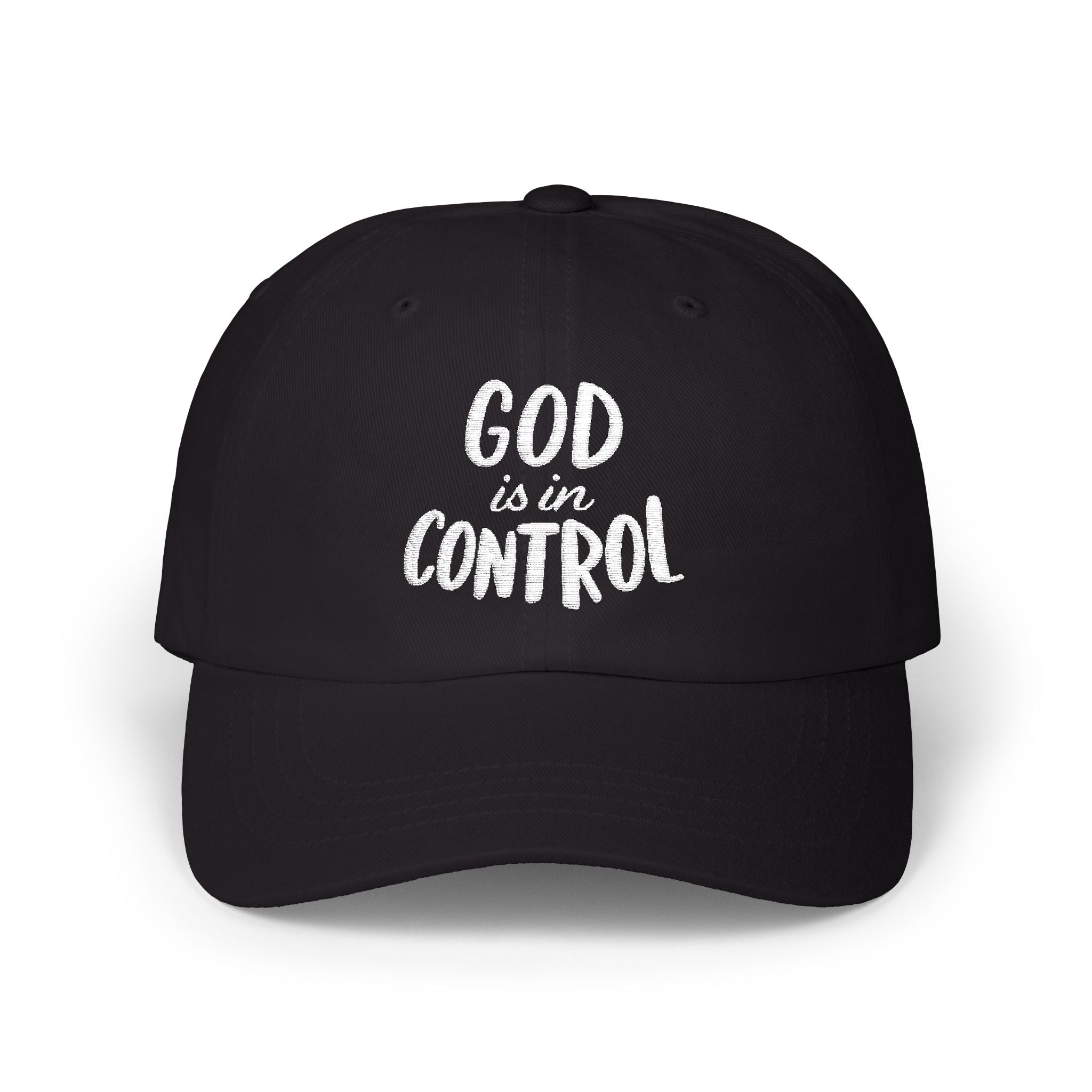 God Is In Control | Classic Dad Cap