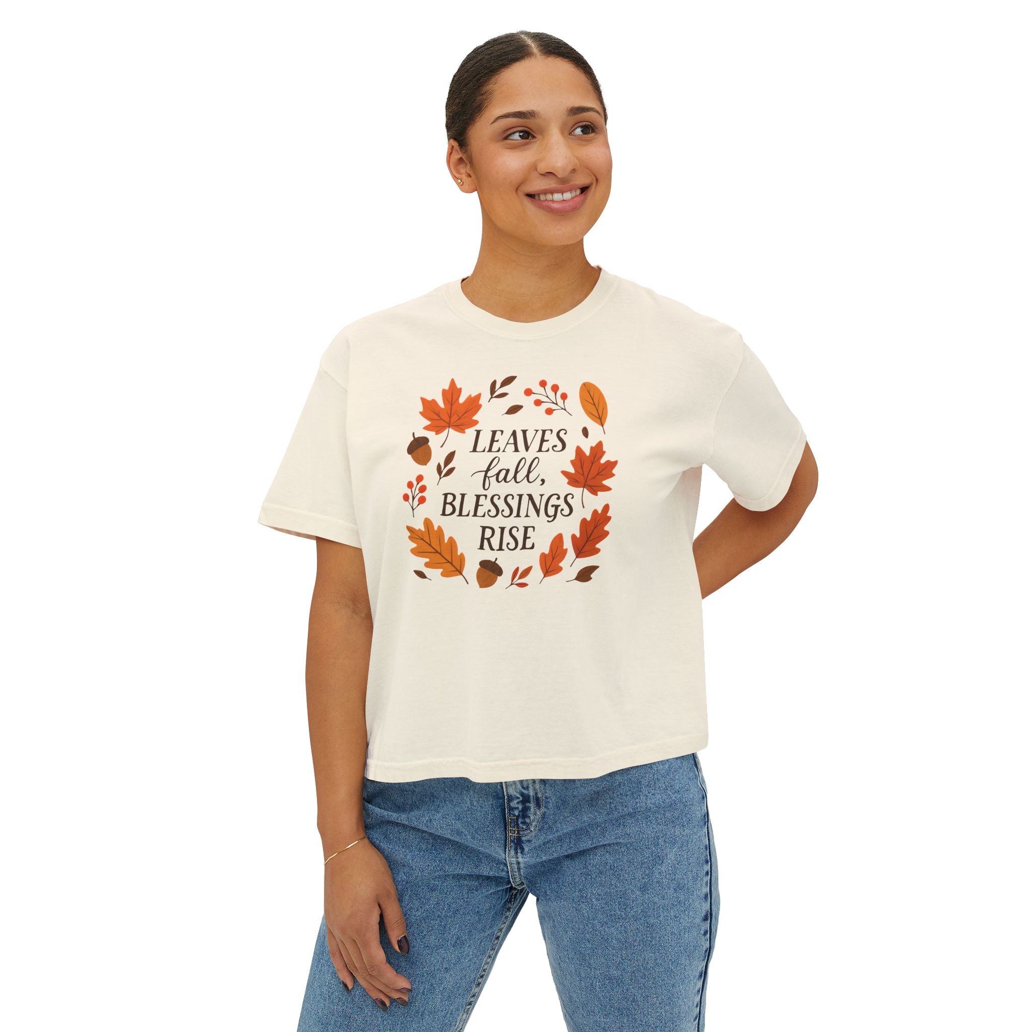Fall Blessings | Women's Boxy Tee
