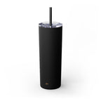 God’s love never fails. — 1 Corinthians 13:8 | Skinny Tumbler with Straw