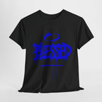 Blessed | Unisex Graffiti Style Heavy Cotton Tee