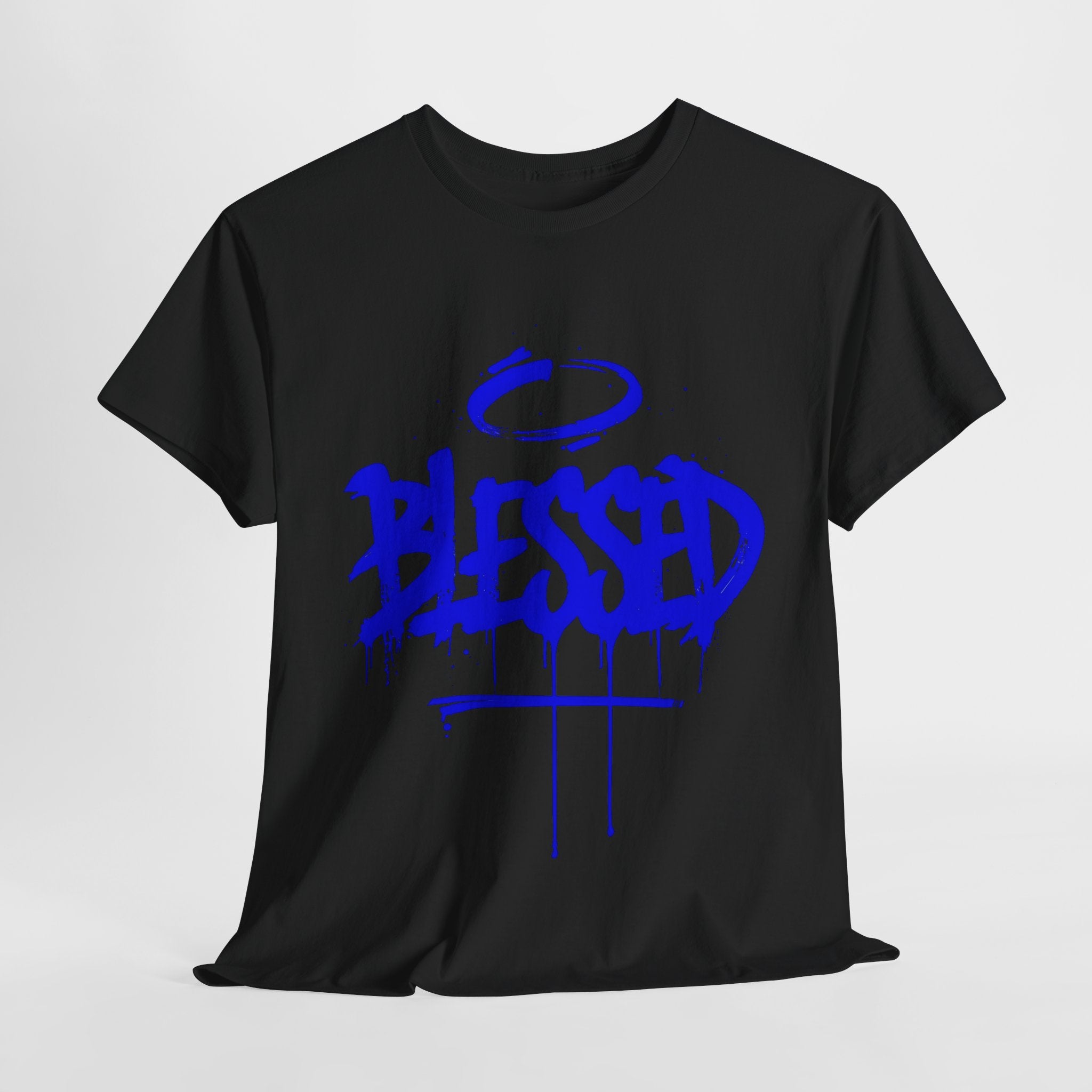 Blessed | Unisex Graffiti Style Heavy Cotton Tee
