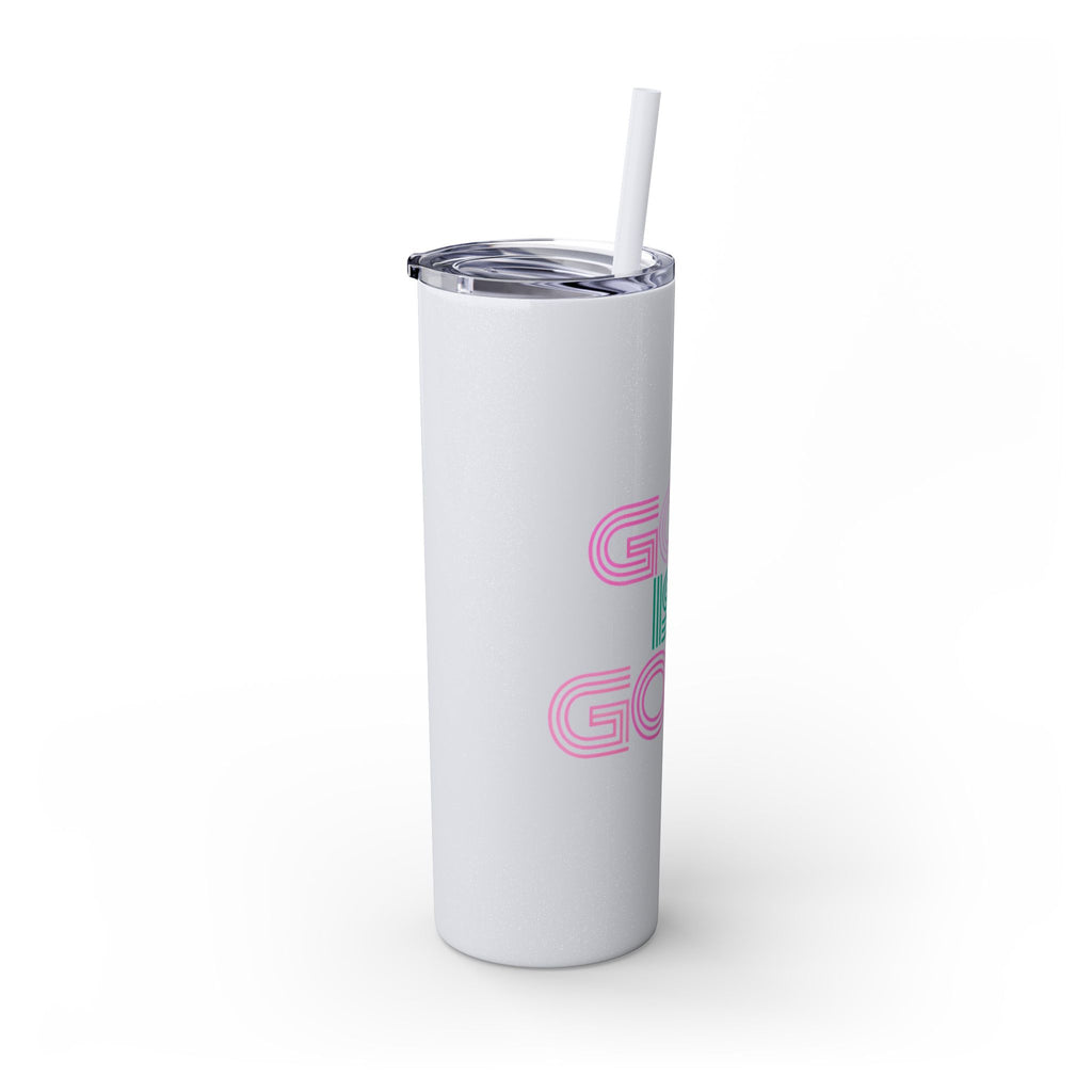 God is Good | Skinny Tumbler with Straw, 20oz