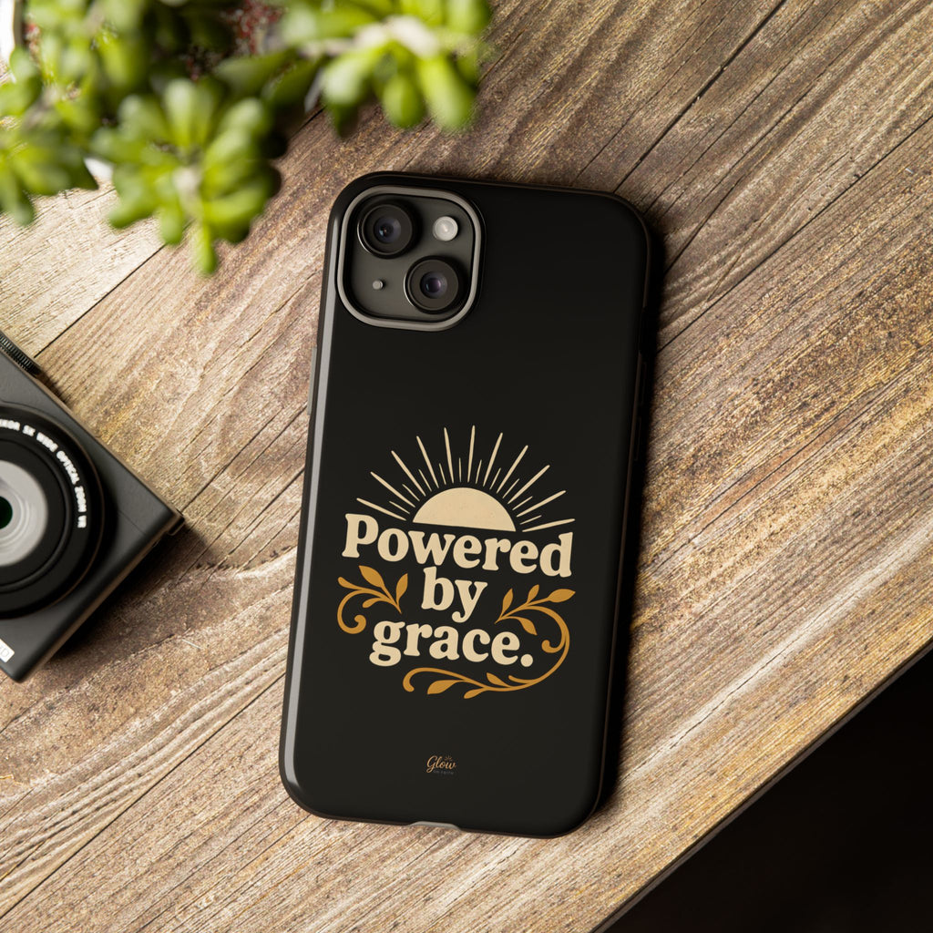 Powered by Grace | Phone Case