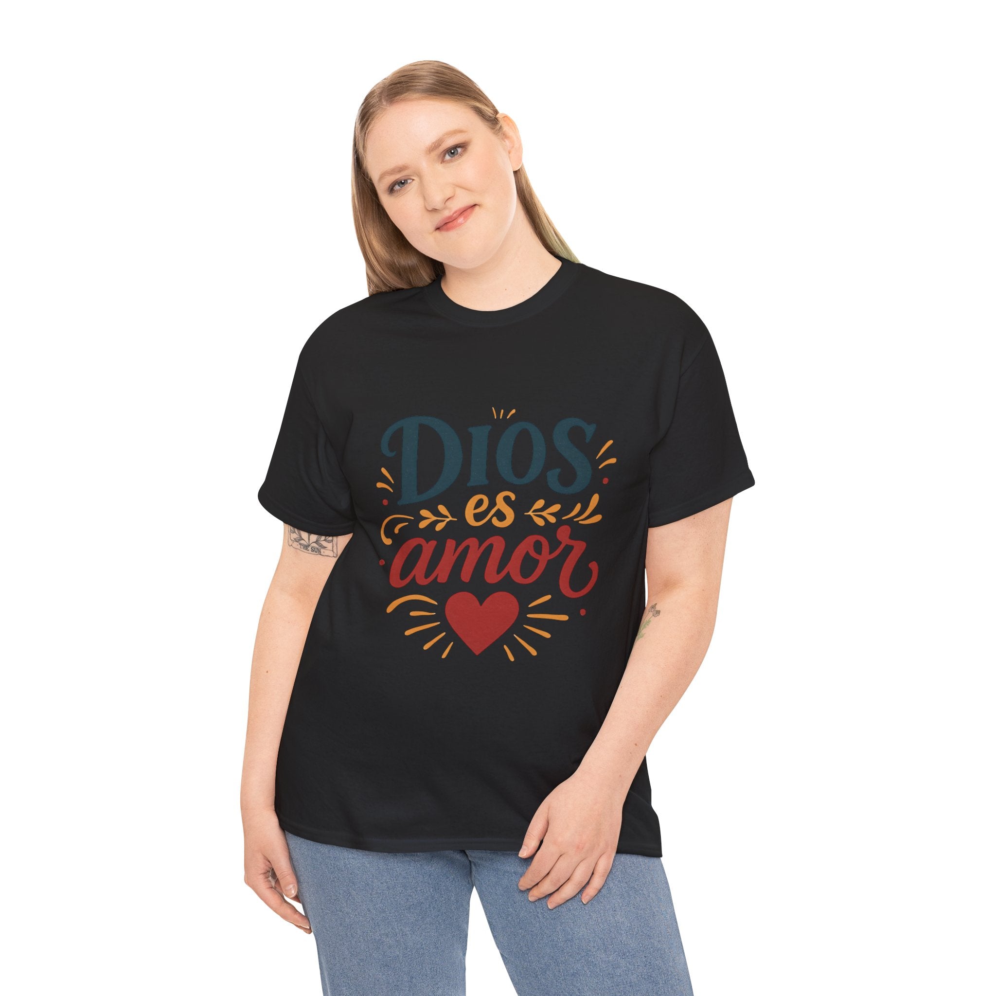 Dios es amor/God is Love | Unisex Heavy Cotton Tee