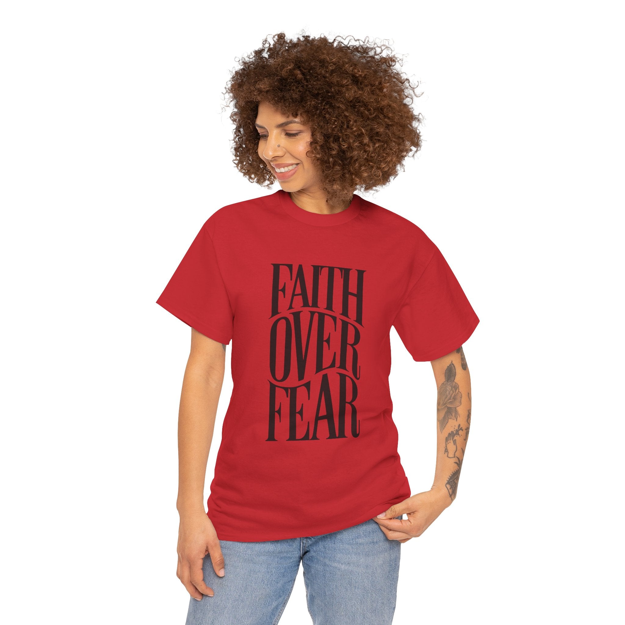 Faith Over Fear | Unisex Cotton Tee