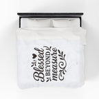 Blessed Beyond Measure | Cozy Velveteen Plush Blanket