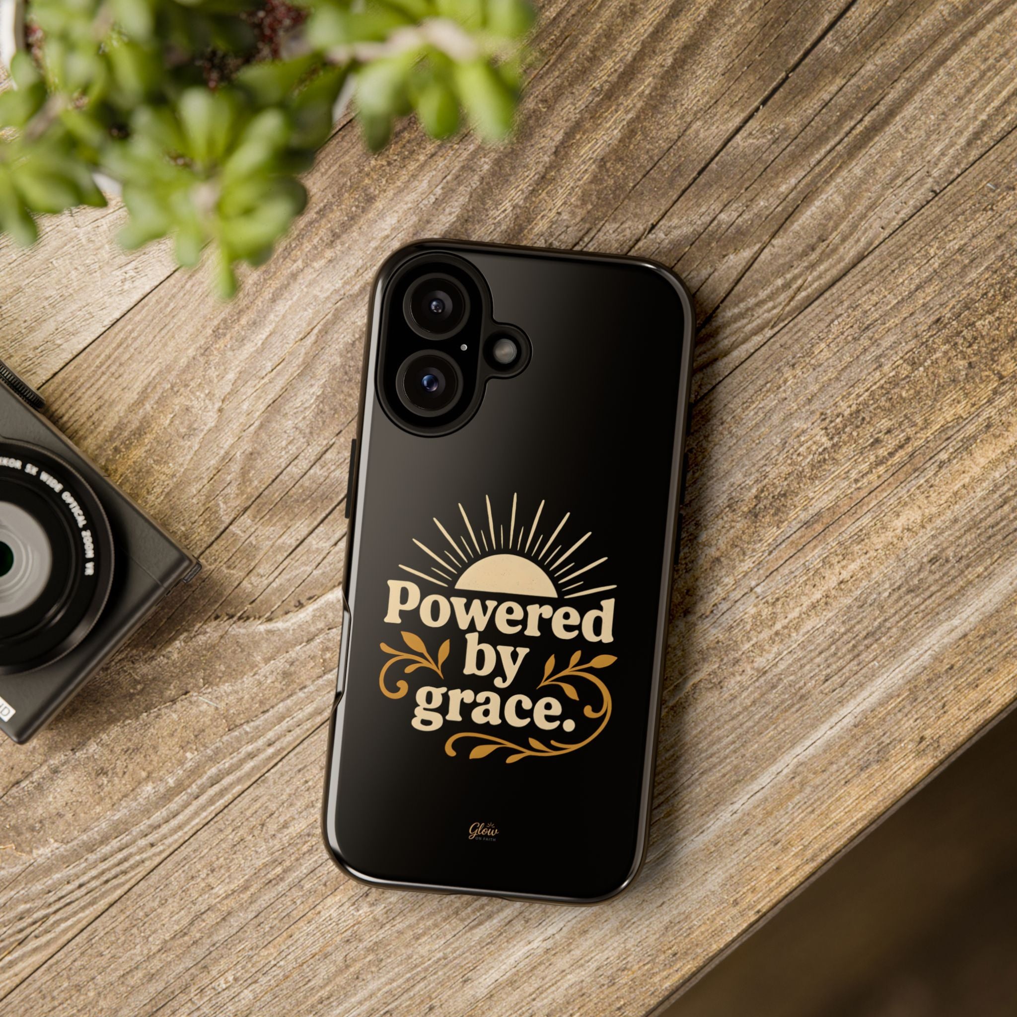 Powered by Grace | Phone Case
