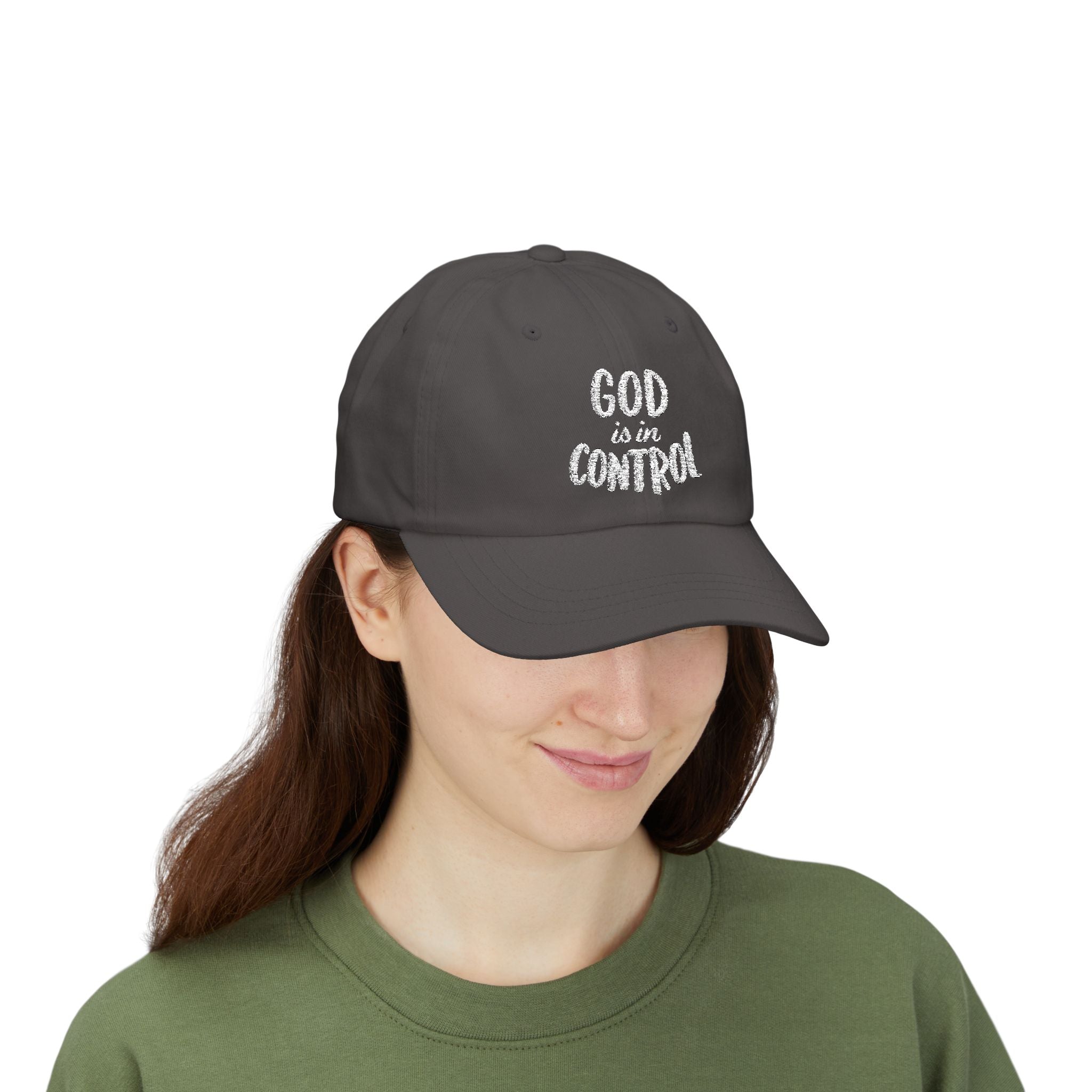 God Is In Control | Classic Dad Cap